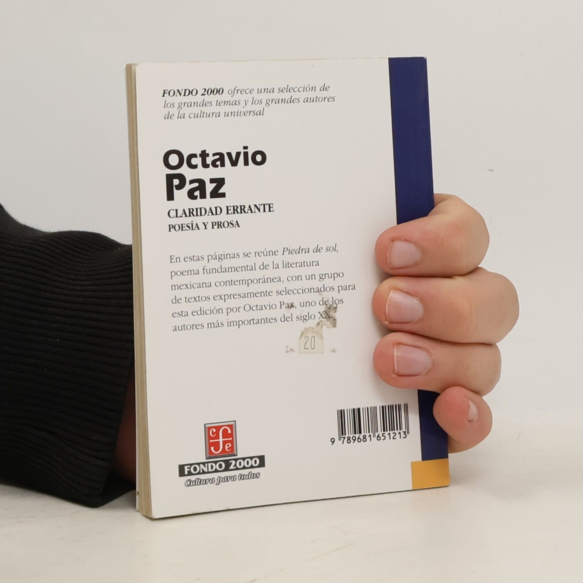 Octavio Paz Fondo 2000 Series: Claridad Errante