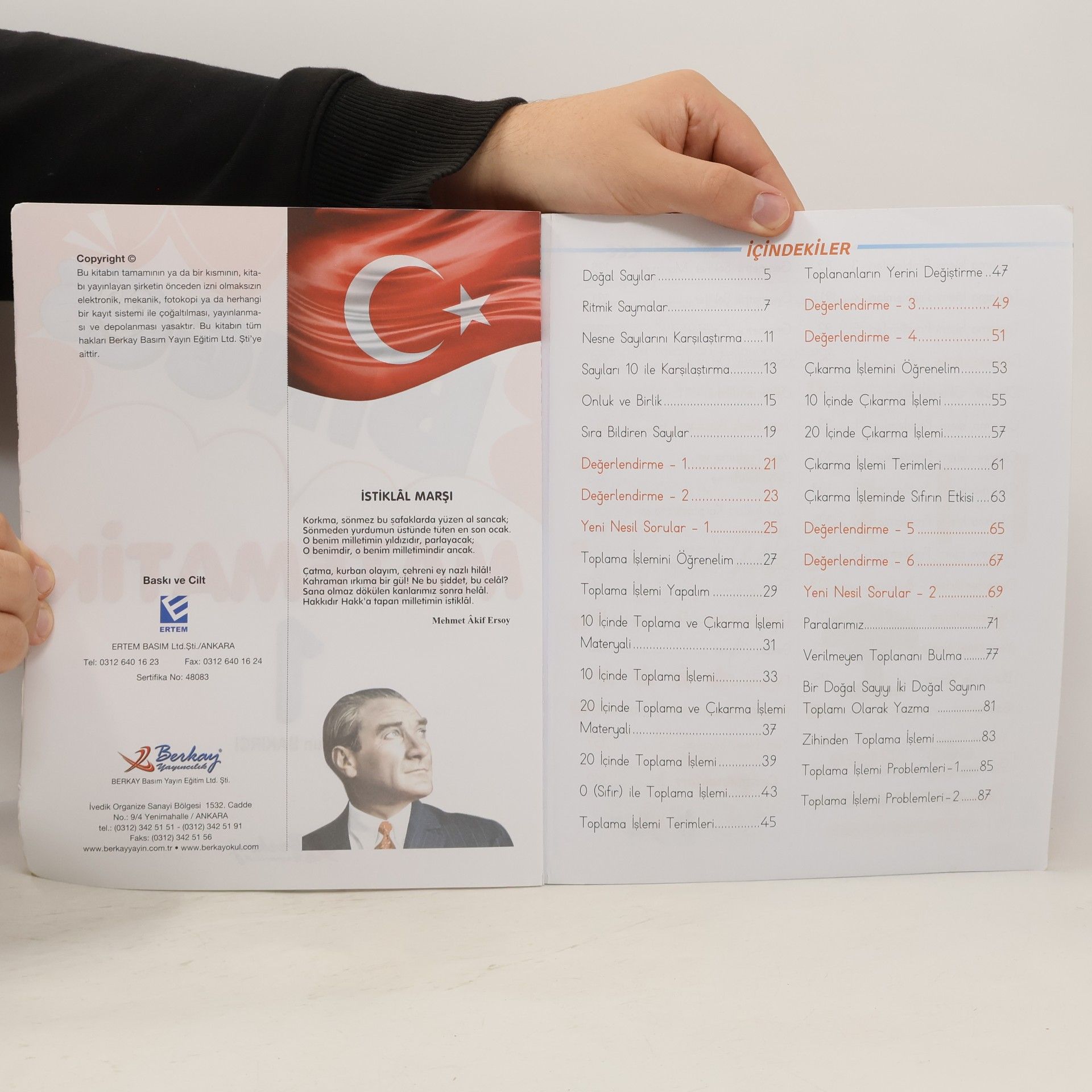 Coşkun Bakırcı Bingo Matematik 1