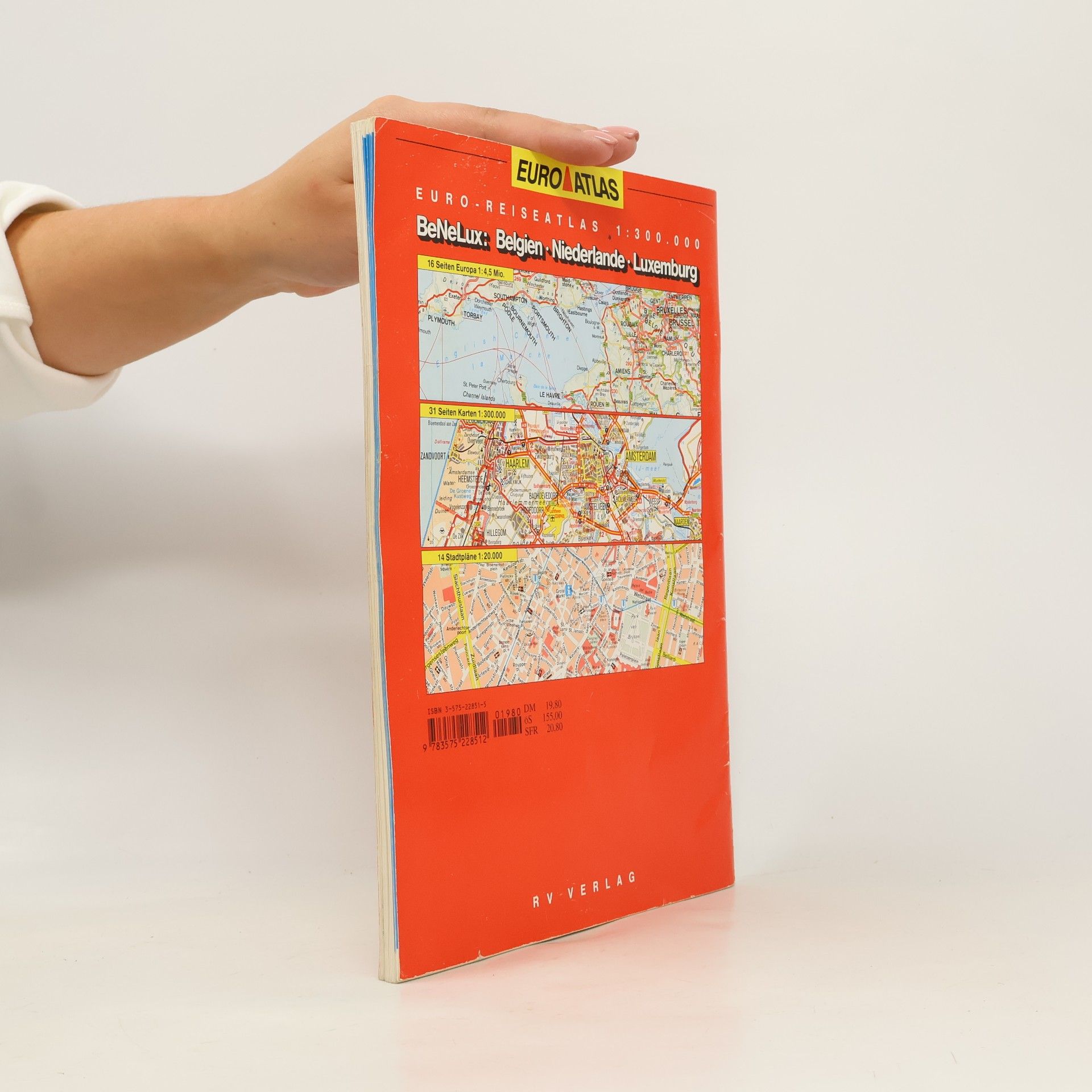 Autorenkollektiv Euro-Reiseatlas Benelux