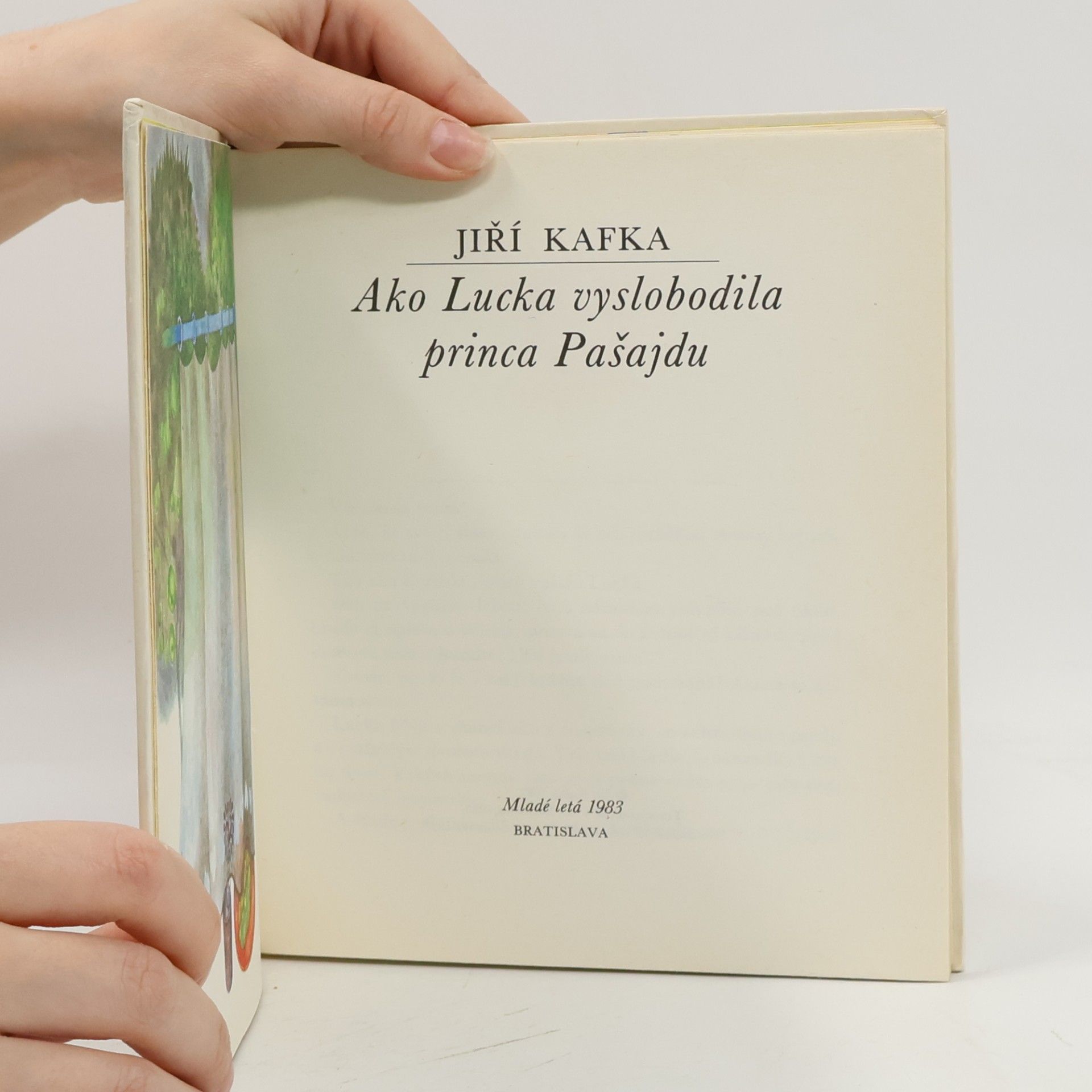 Jiří Kafka Ako Lucka vyslobodila princa Pašajdu
