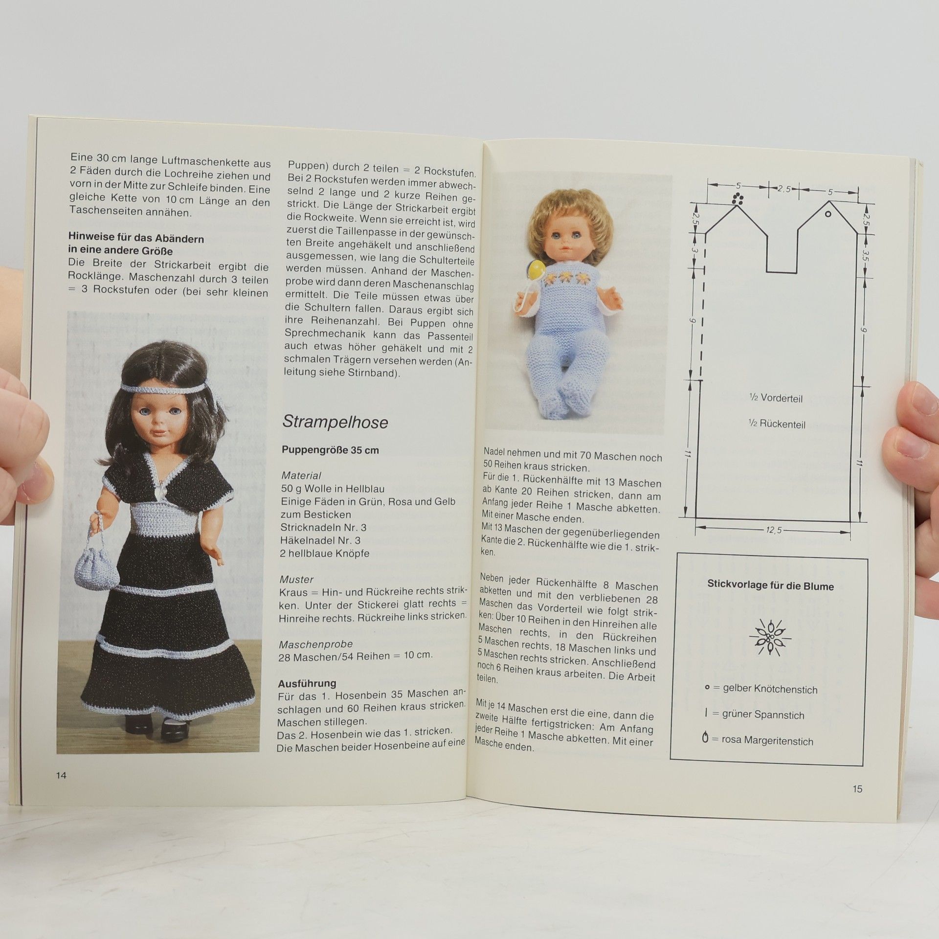 Ilse Aurin Puppenkleidung stricken und häkeln