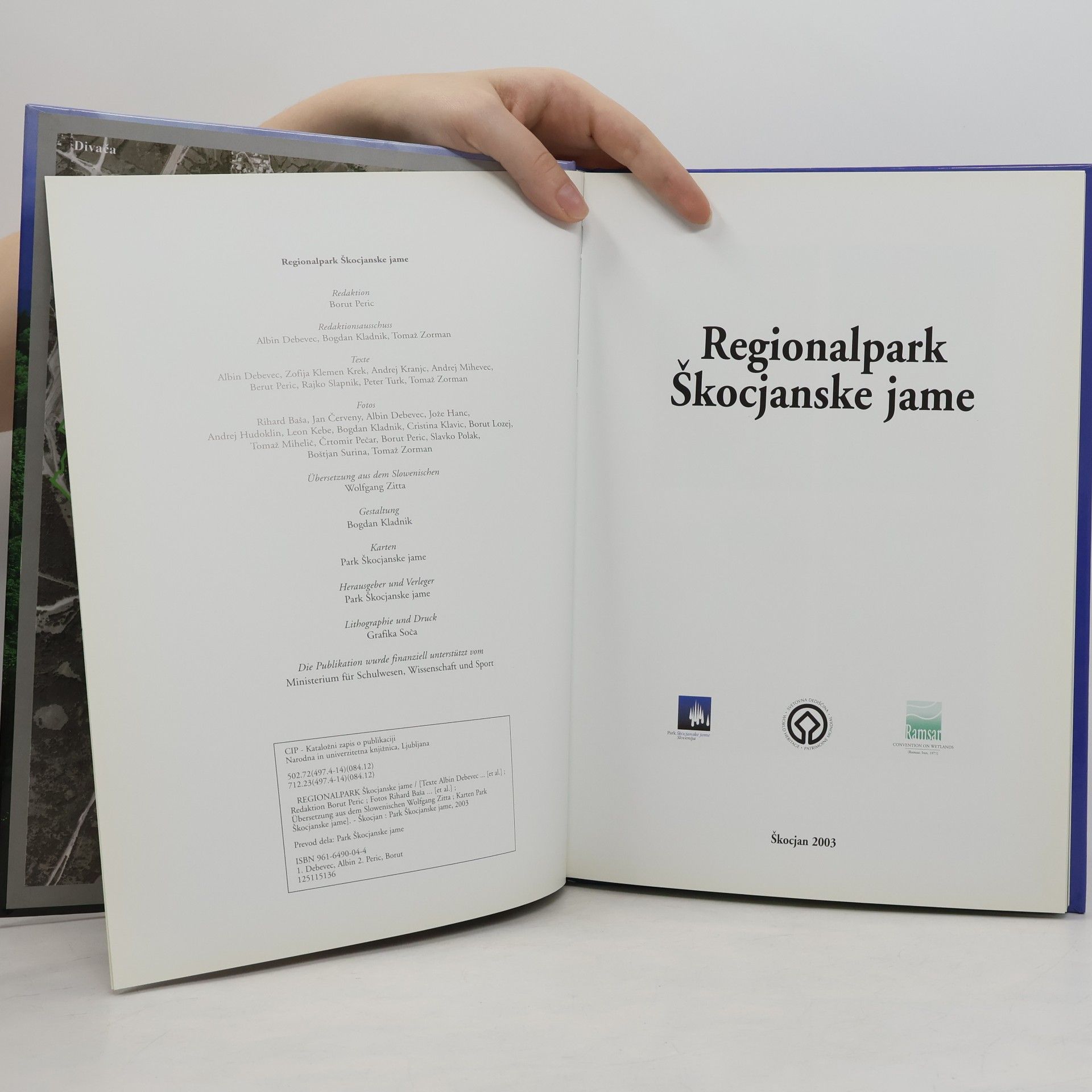 Albin Debevec Regionalpark Škocjanske jame