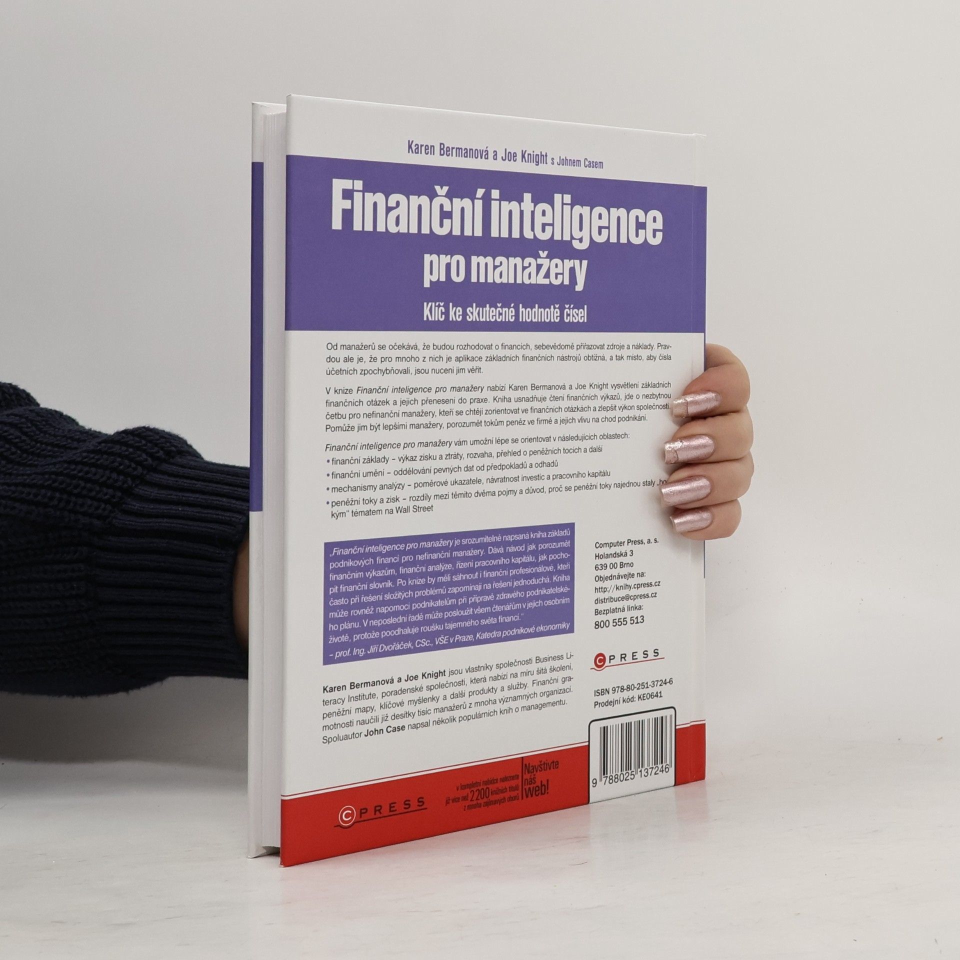 Karen Berman Finanční inteligence pro manažery. Klíč ke skutečné hodnotě čísel