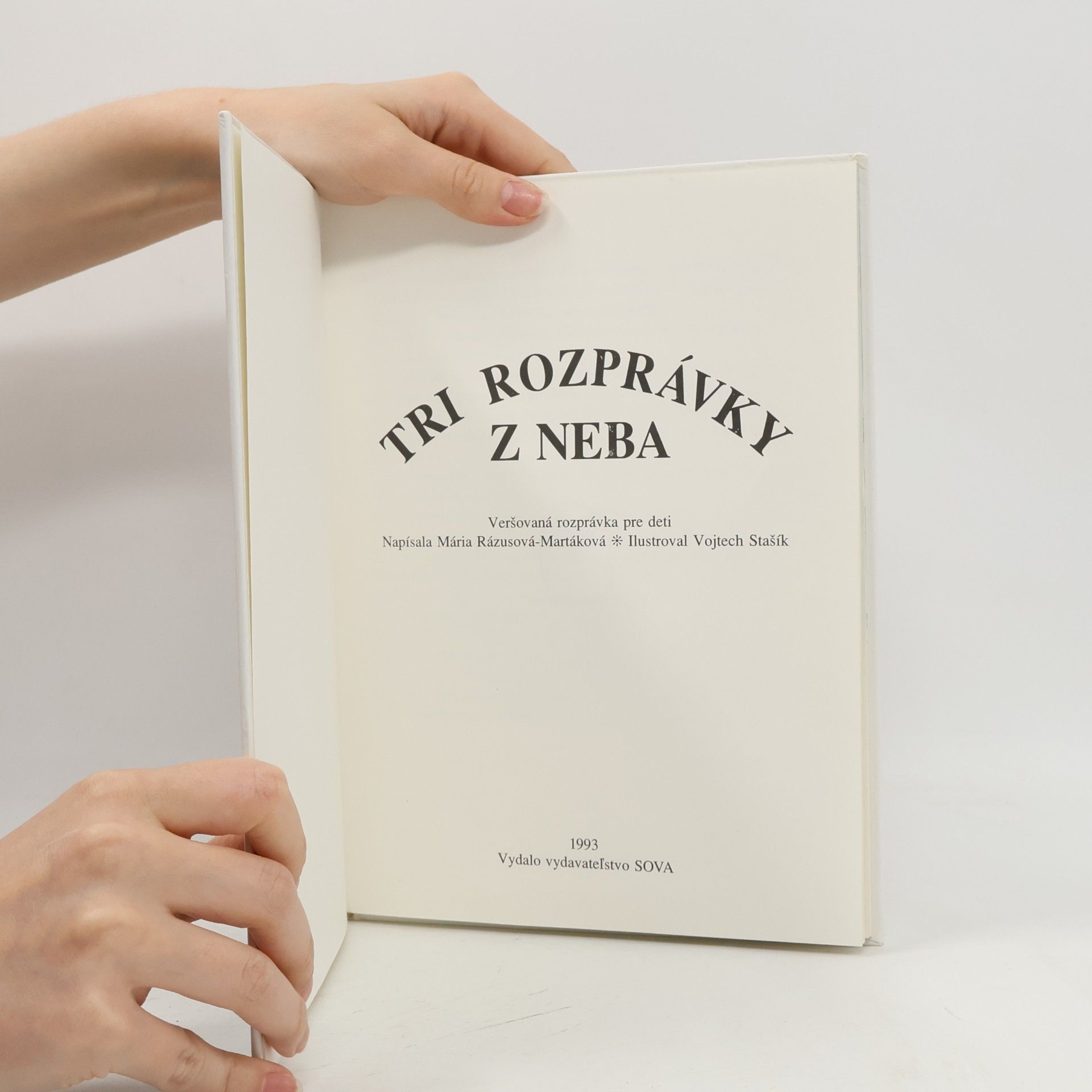 Mária Rázusová Martáková Tri rozprávky z neba