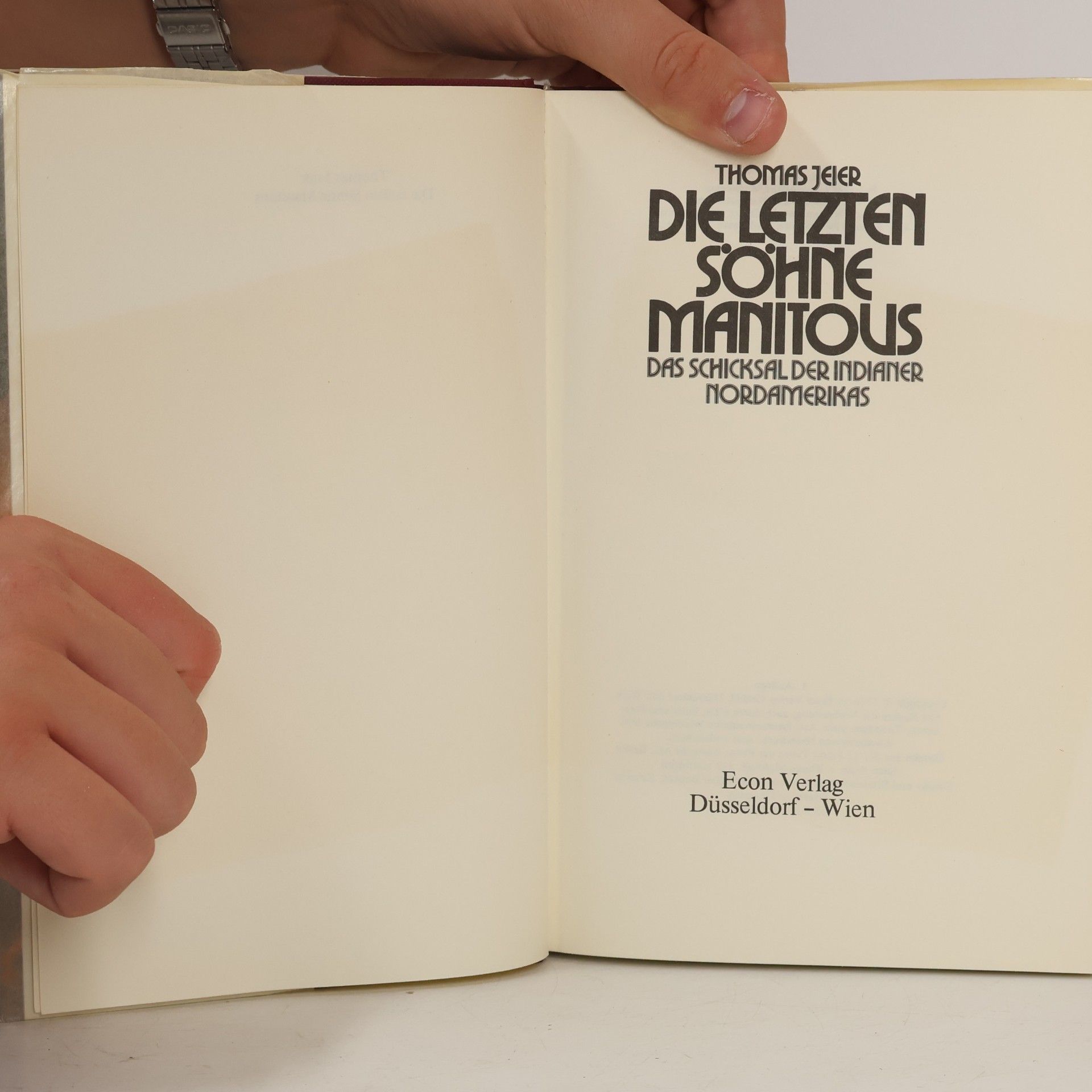 Thomas Jeier Die letzten Söhne Manitous