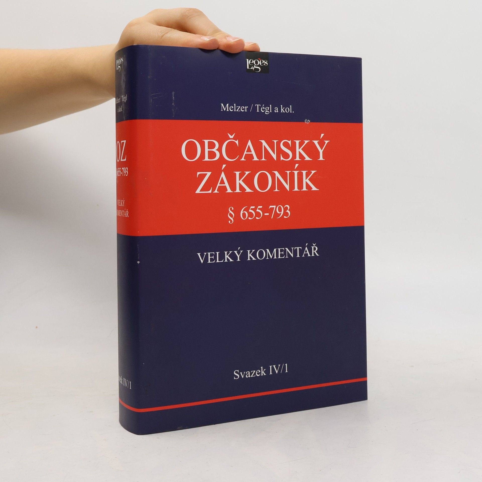 Občanský zákoník § 655-793. Velký komentář. Svazek IV/1