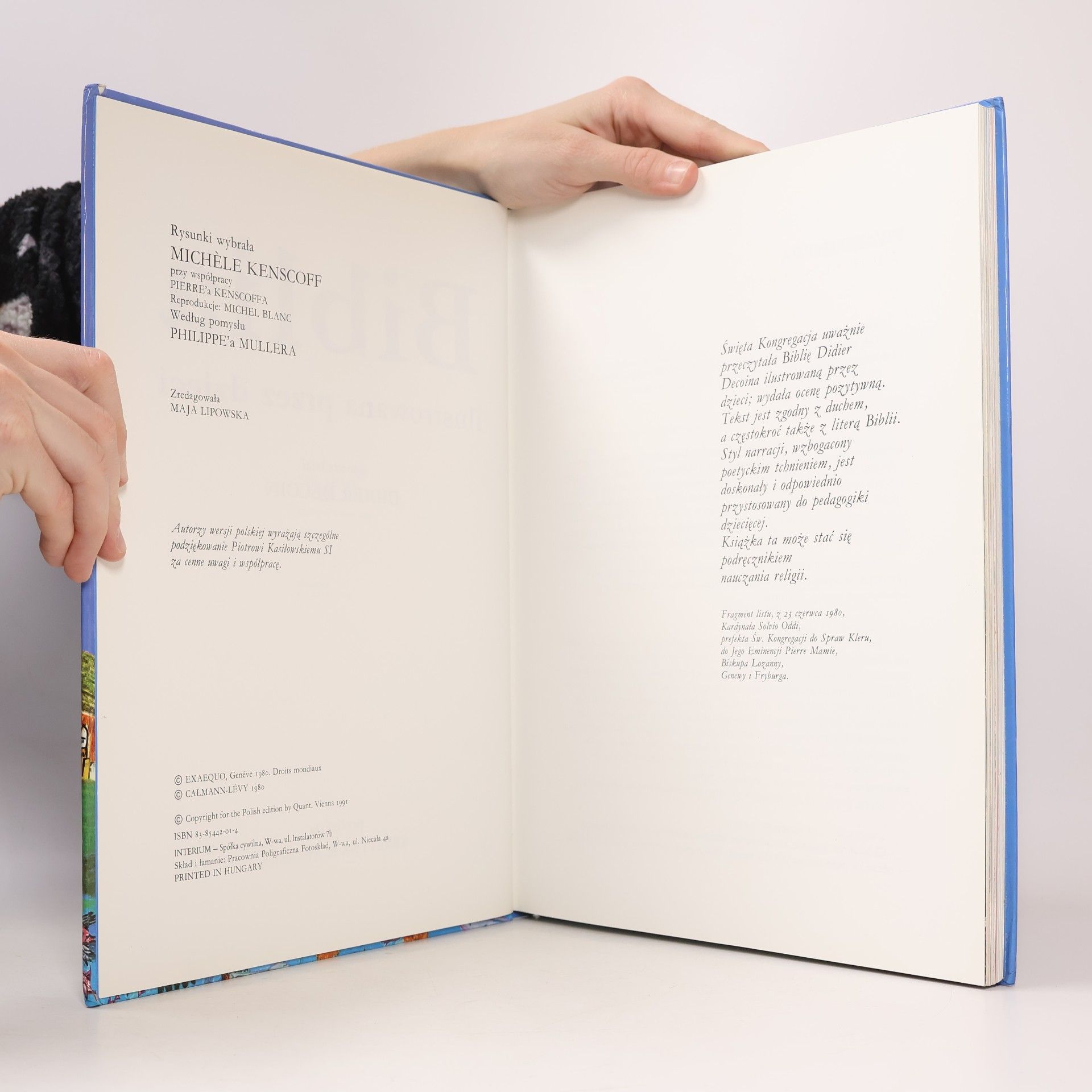 Didier Decoin Biblia ilustrowana przez dzieci