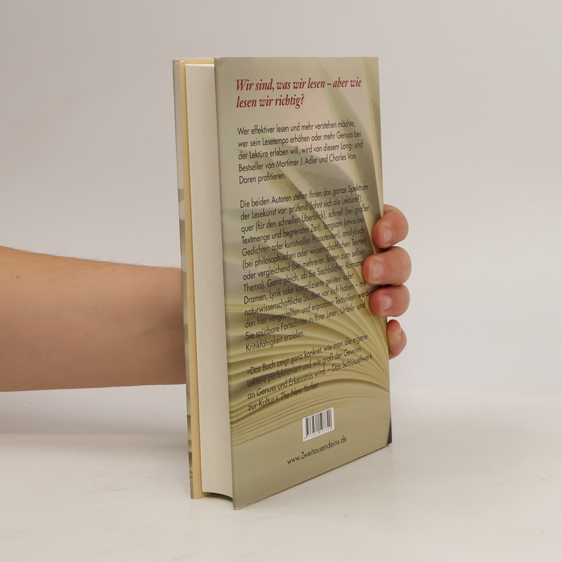 Mortimer J. Adler Wie man ein Buch liest