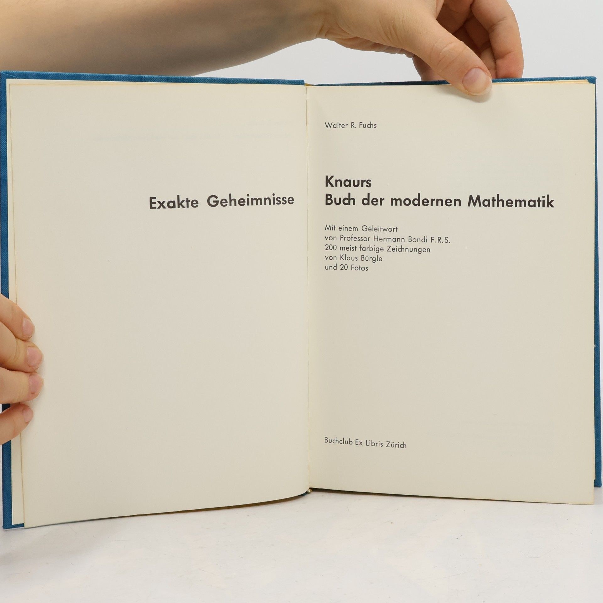 Walter Robert Fuchs Knaurs Buch der modernen Mathematik