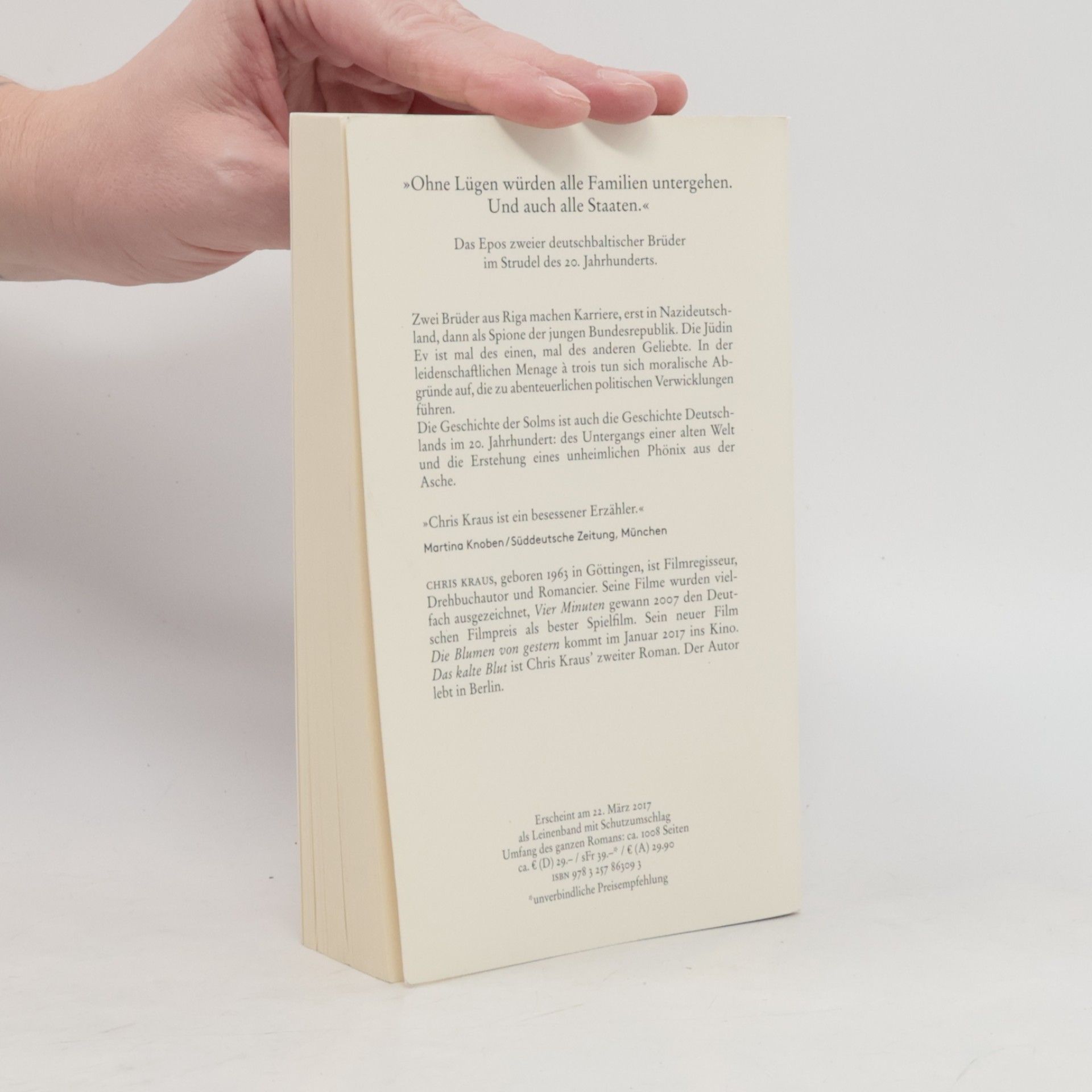 Chris Kraus Das kalte Blut