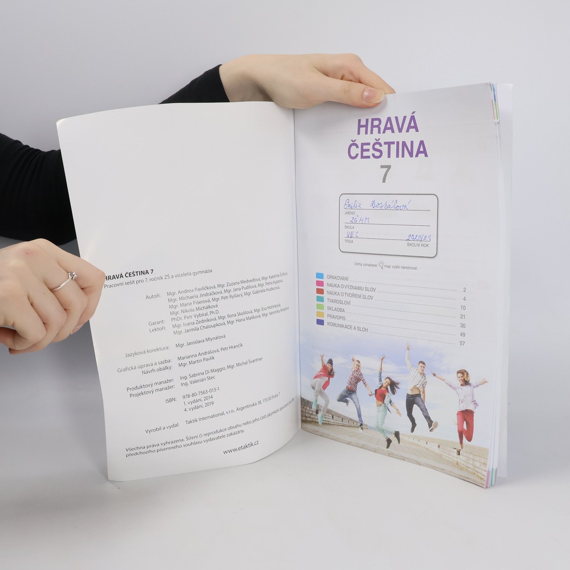 Marie Fišerová Hravá čeština 7 : pracovní sešit pro 7. ročník ZŠ a víceletá gymnázia