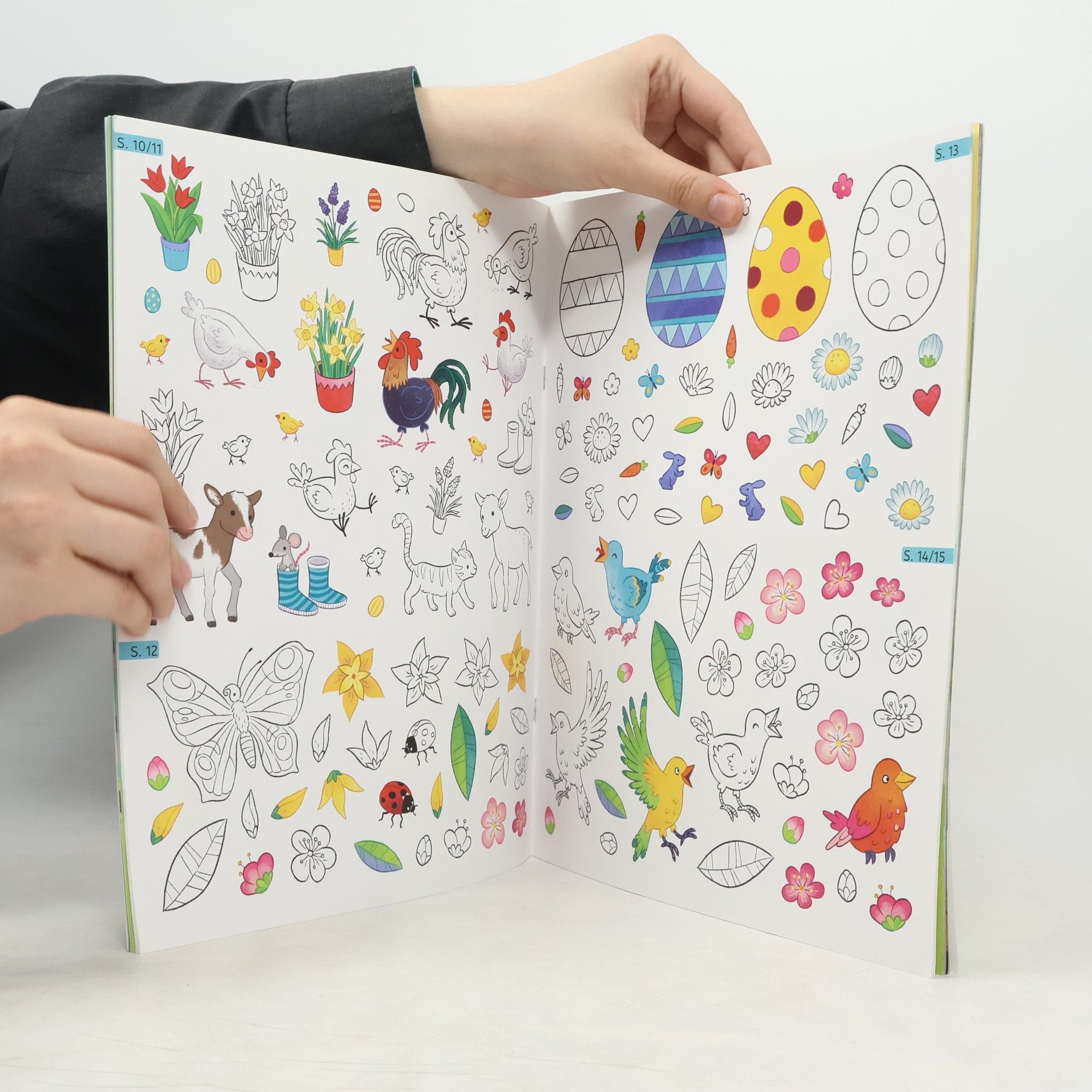 Various authors Ravensburger Mein Ausmalstickerbuch Frühling - Großes Buch mit über 300 Stickern, viele Sticker zum Ausmalen