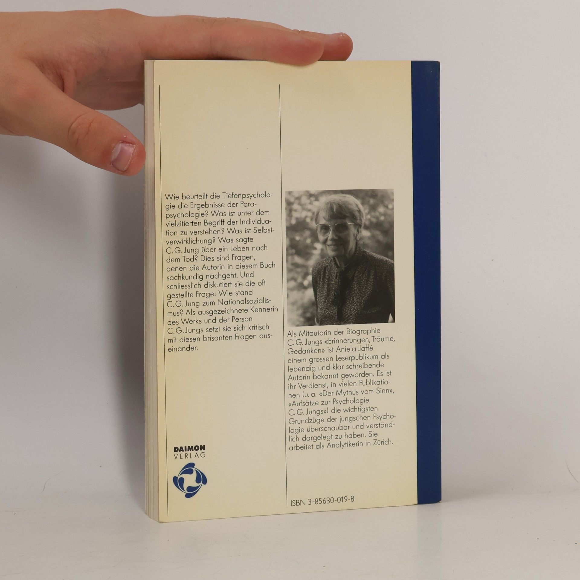 Aniela Jaffé Parapsychologie, Individuation, Nationalsozialismus