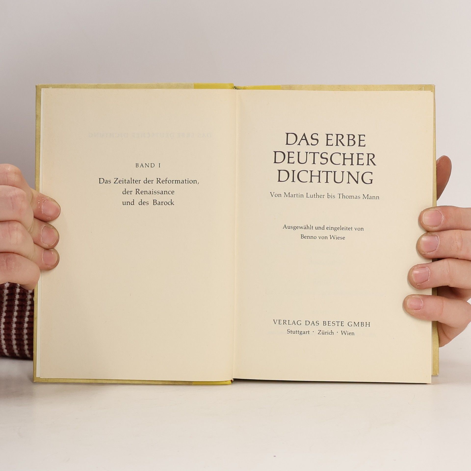 Thomas Mann Das erbe Deutcher Dichtung