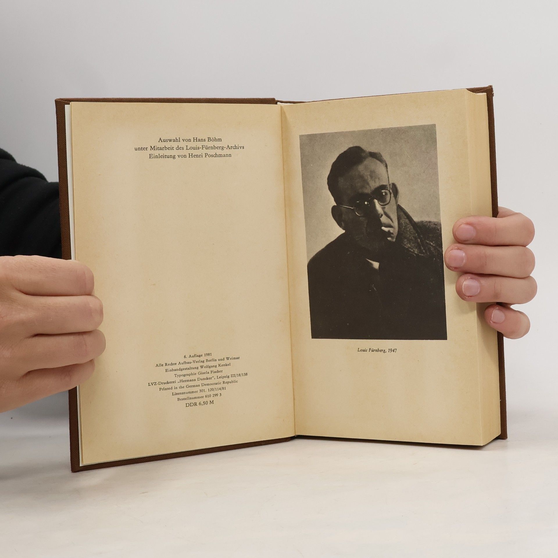Louis Fürnberg Fürnberg. Ein Lesebuch für unsere Zeit