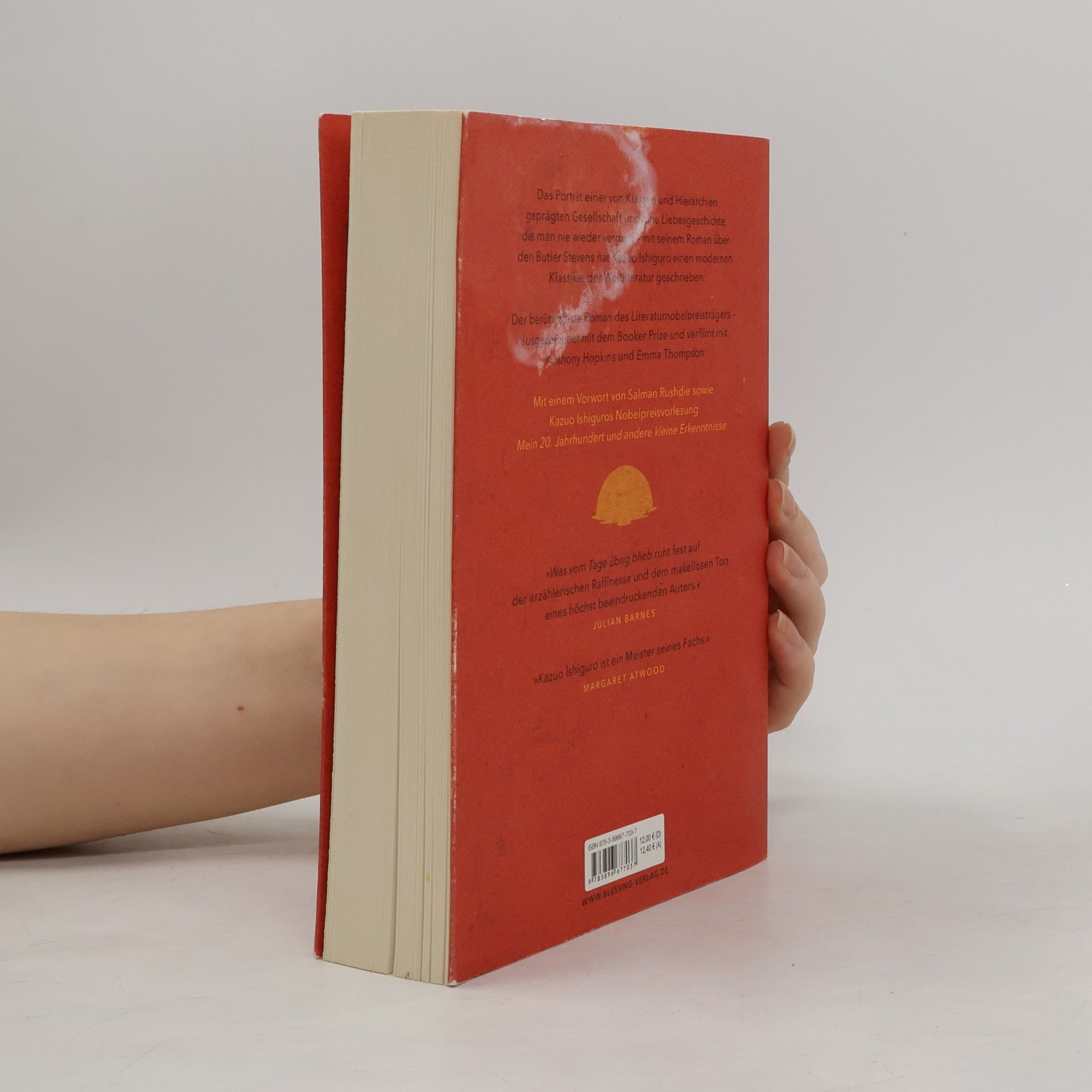 Kazuo Ishiguro Was vom Tage übrig blieb