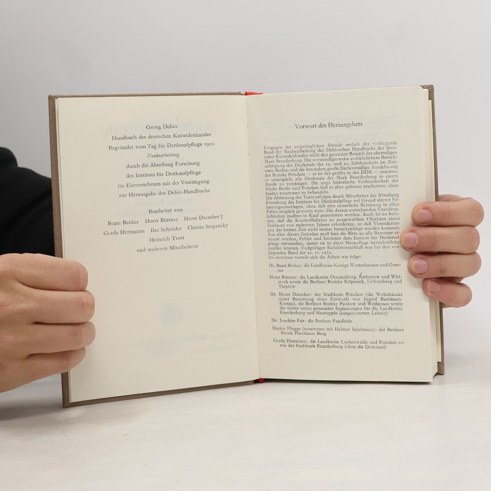 Georg Dehio Dehio Handbuch