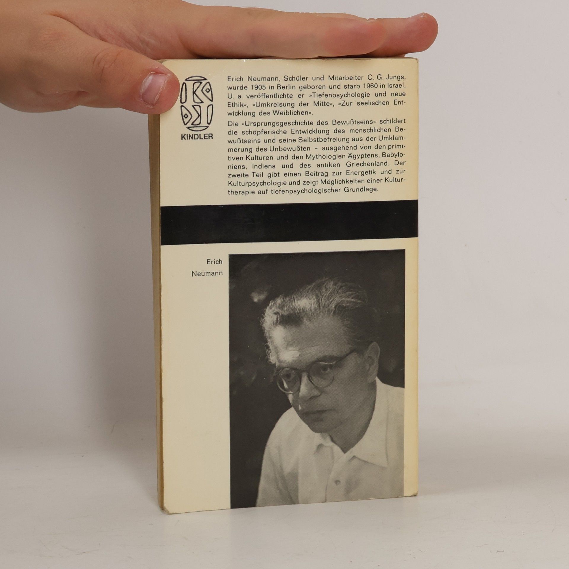 Erich Neumann Ursprungsgeschichte des Bewußtseins