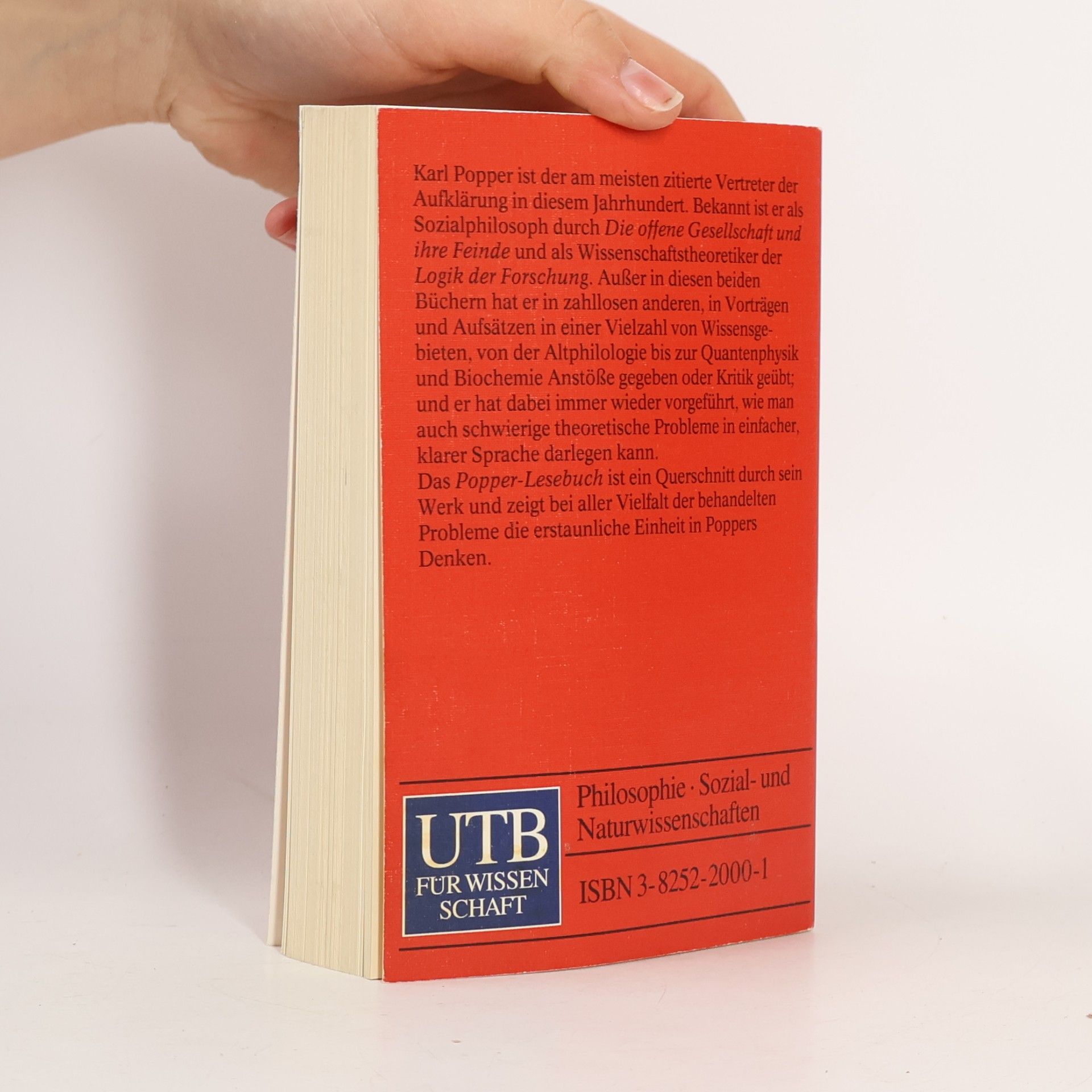 Karl Popper Karl Popper Lesebuch