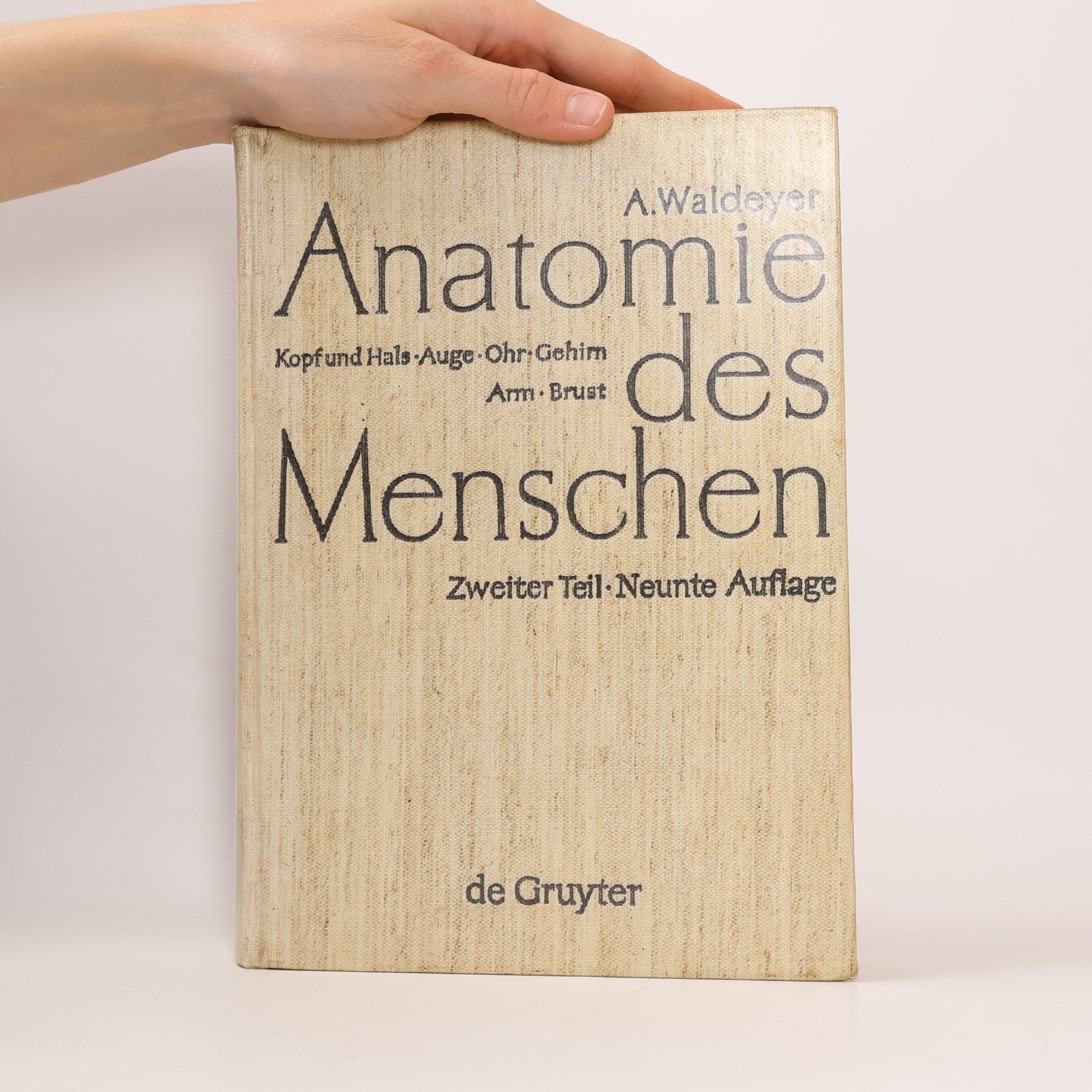 Anton Waldeyer Anatomie des Menschen 2