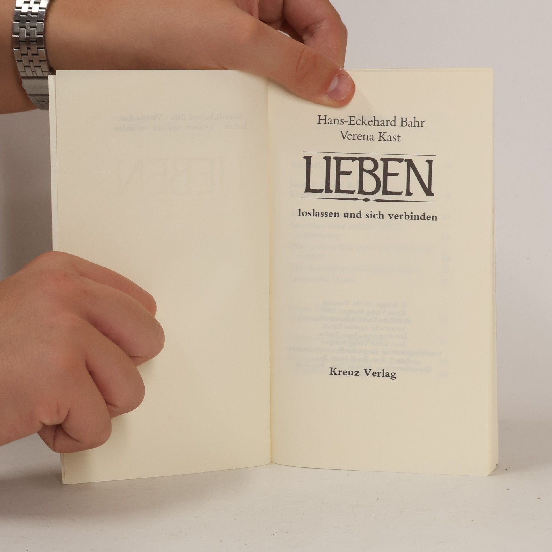 Verena Kast Lieben