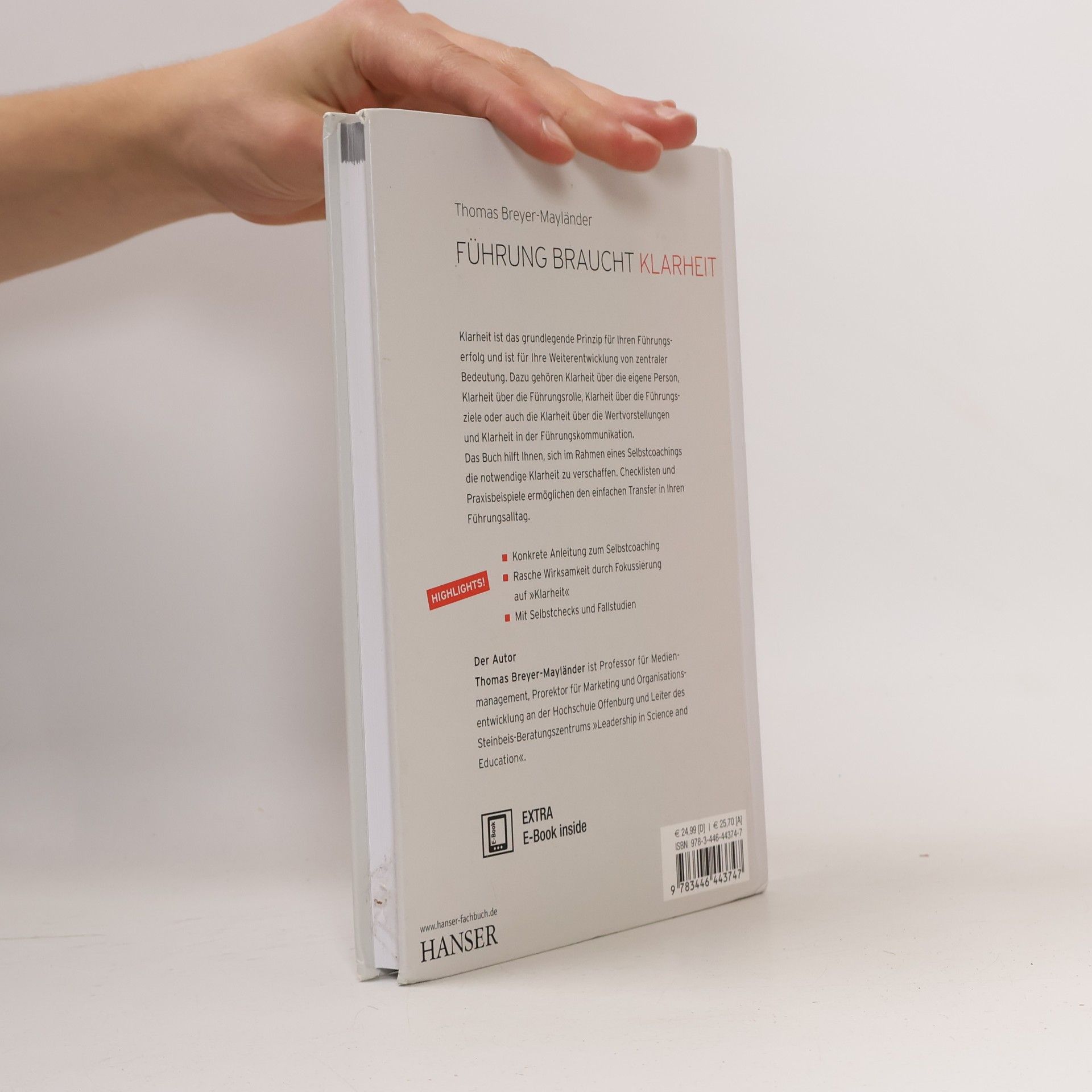 Thomas Breyer-Mayländer Führung braucht Klarheit: Extra: E-Book inside