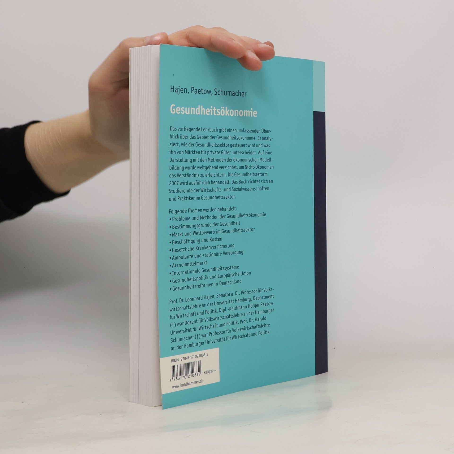 Gabriela Paetow Gesundheitsökonomie: Strukturen – Methoden – Praxis, 5. Auflage