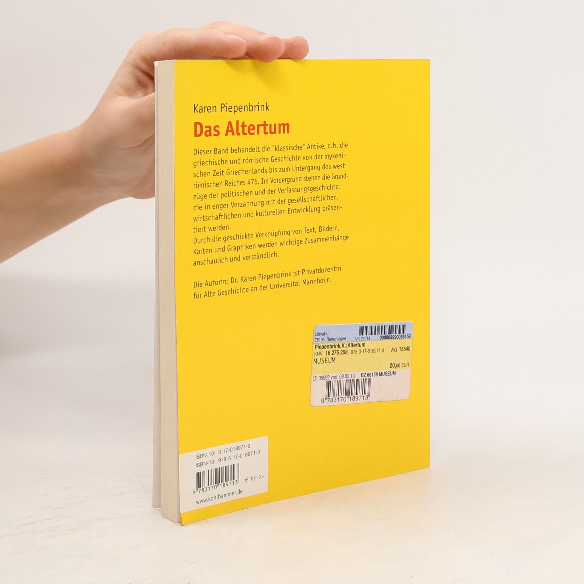 Karen Piepenbrink Das Altertum