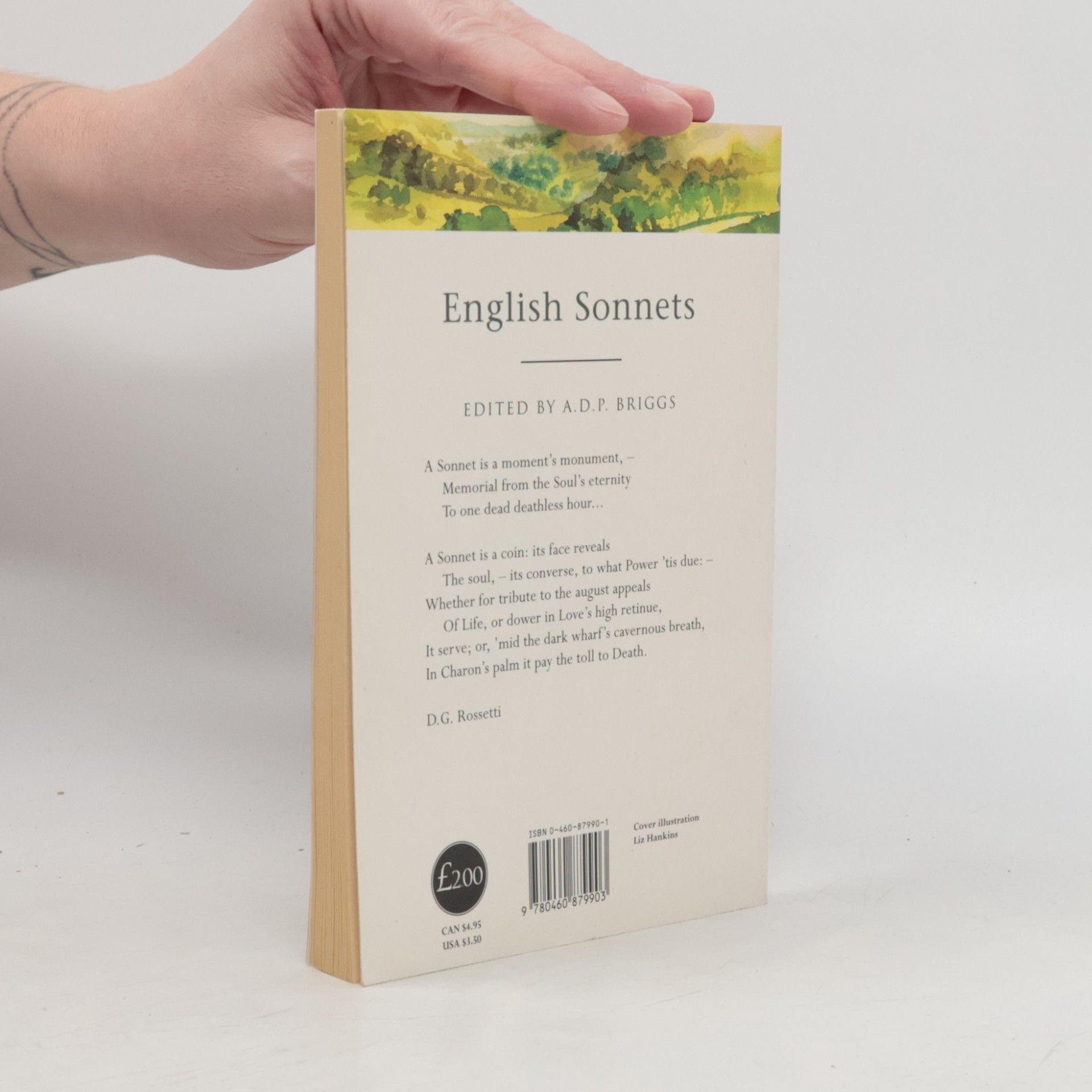 A. D. P. Briggs Everyman's Poetry - 61: English Sonnets