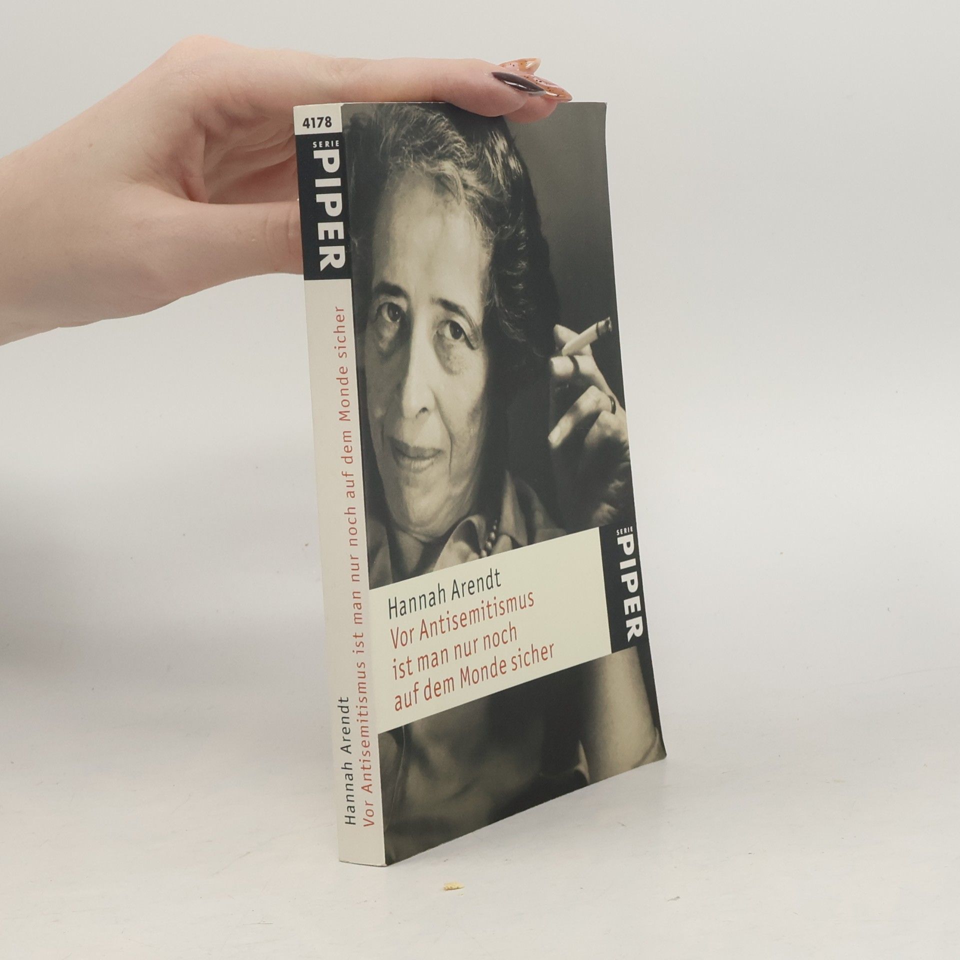 Hannah Arendt Vor Antisemitismus ist man nur noch auf dem Monde sicher