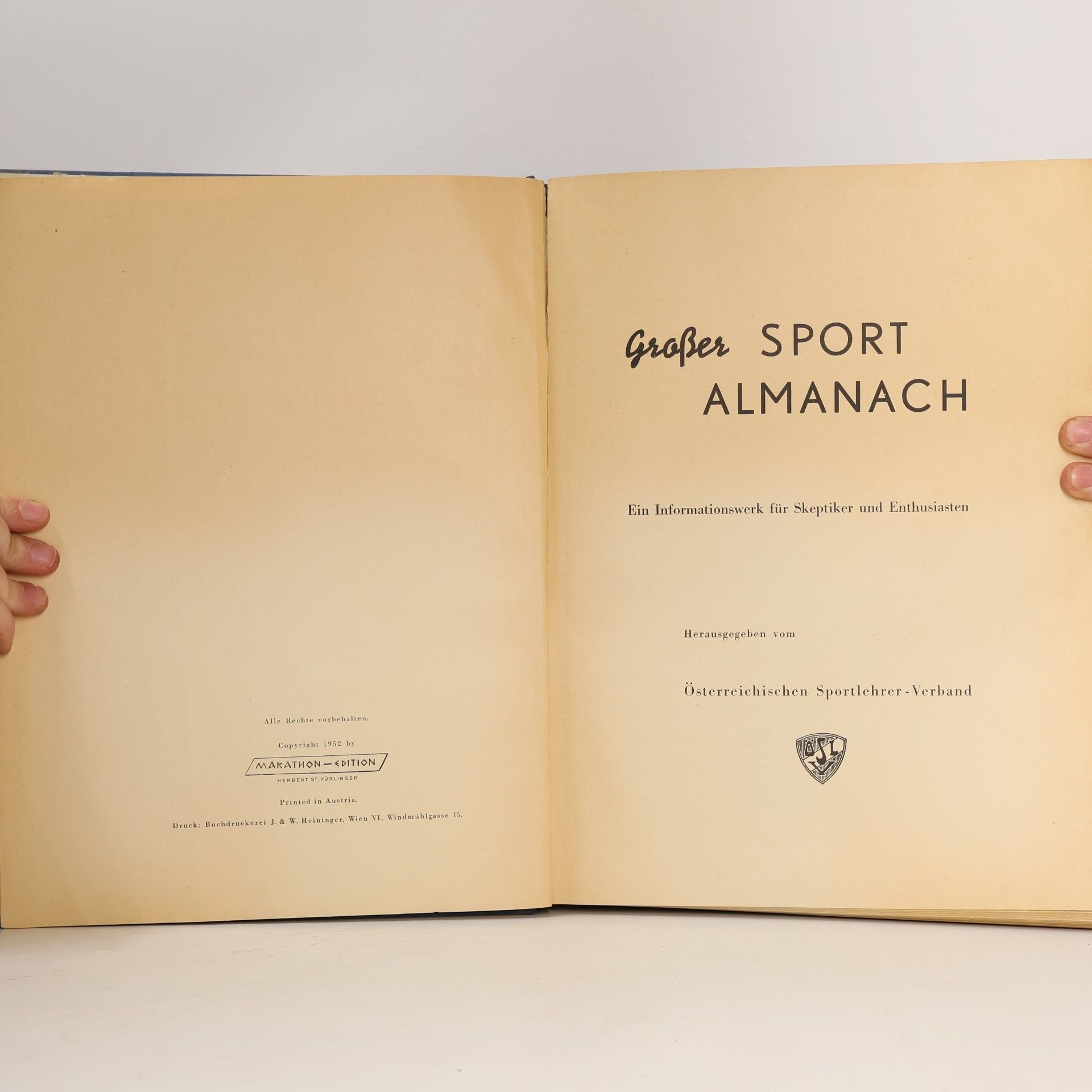 Various authors Großer Sport-Almanach