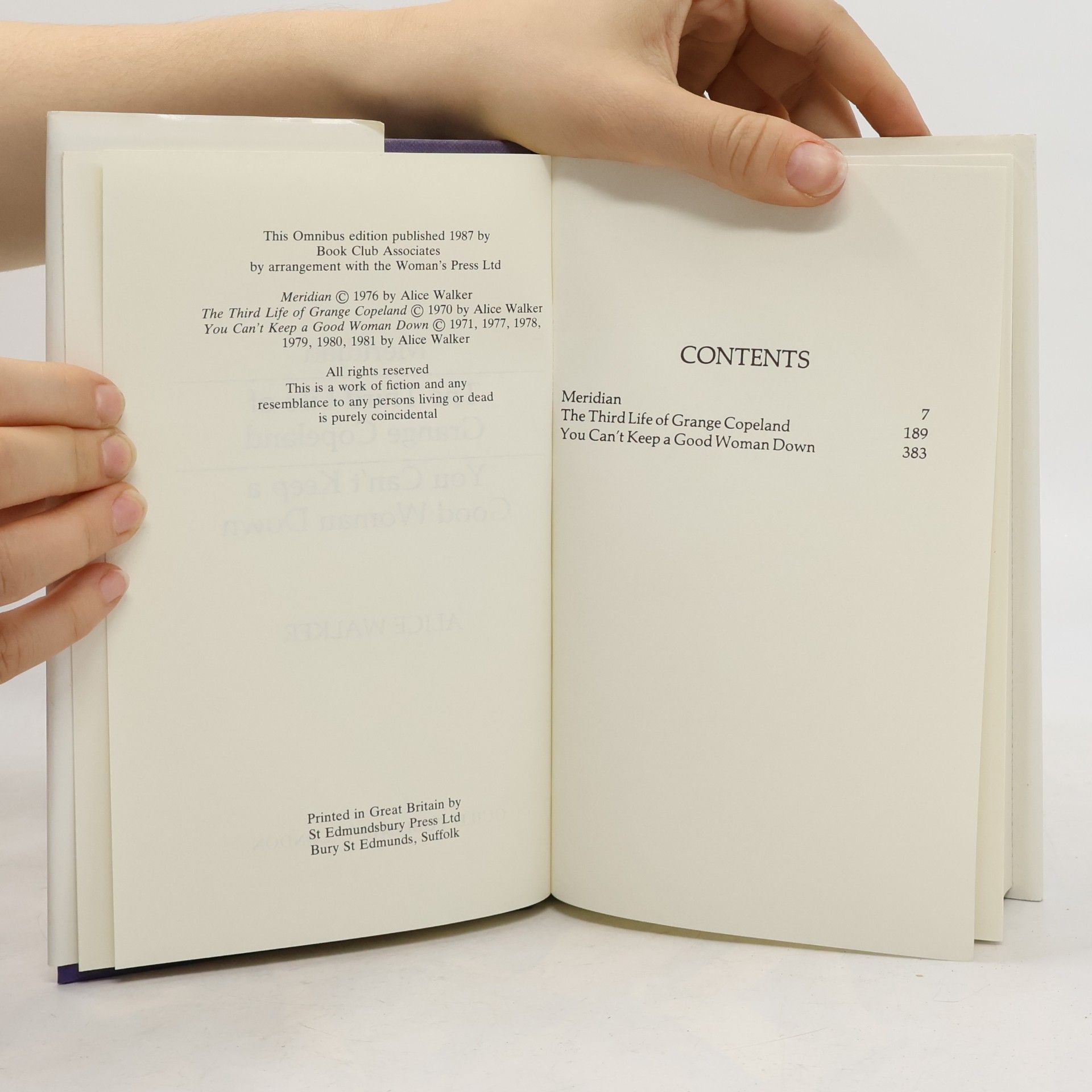 Alice Walker Alice Walker Omnibus