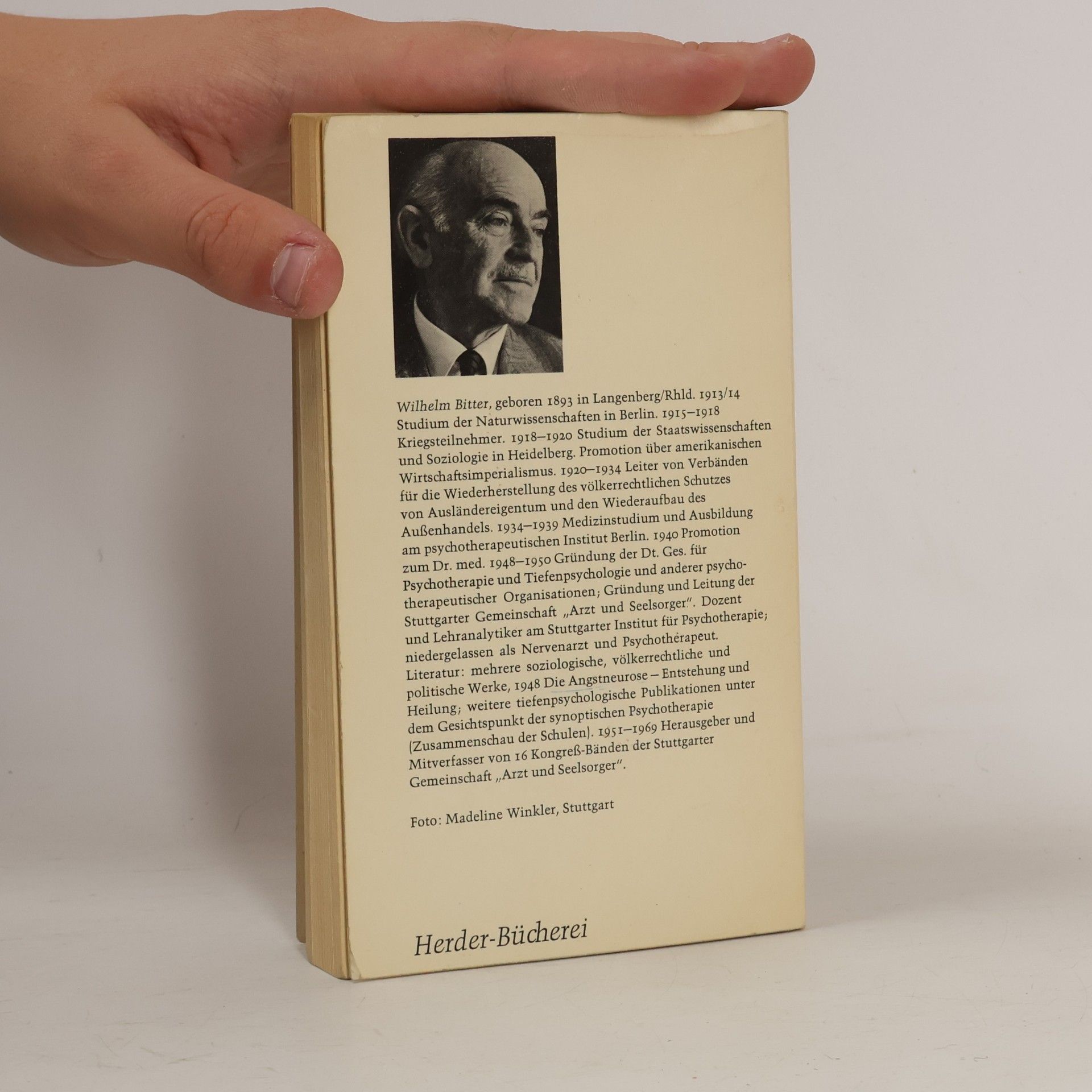 Wilhelm Bitter Der Verlust der Seele