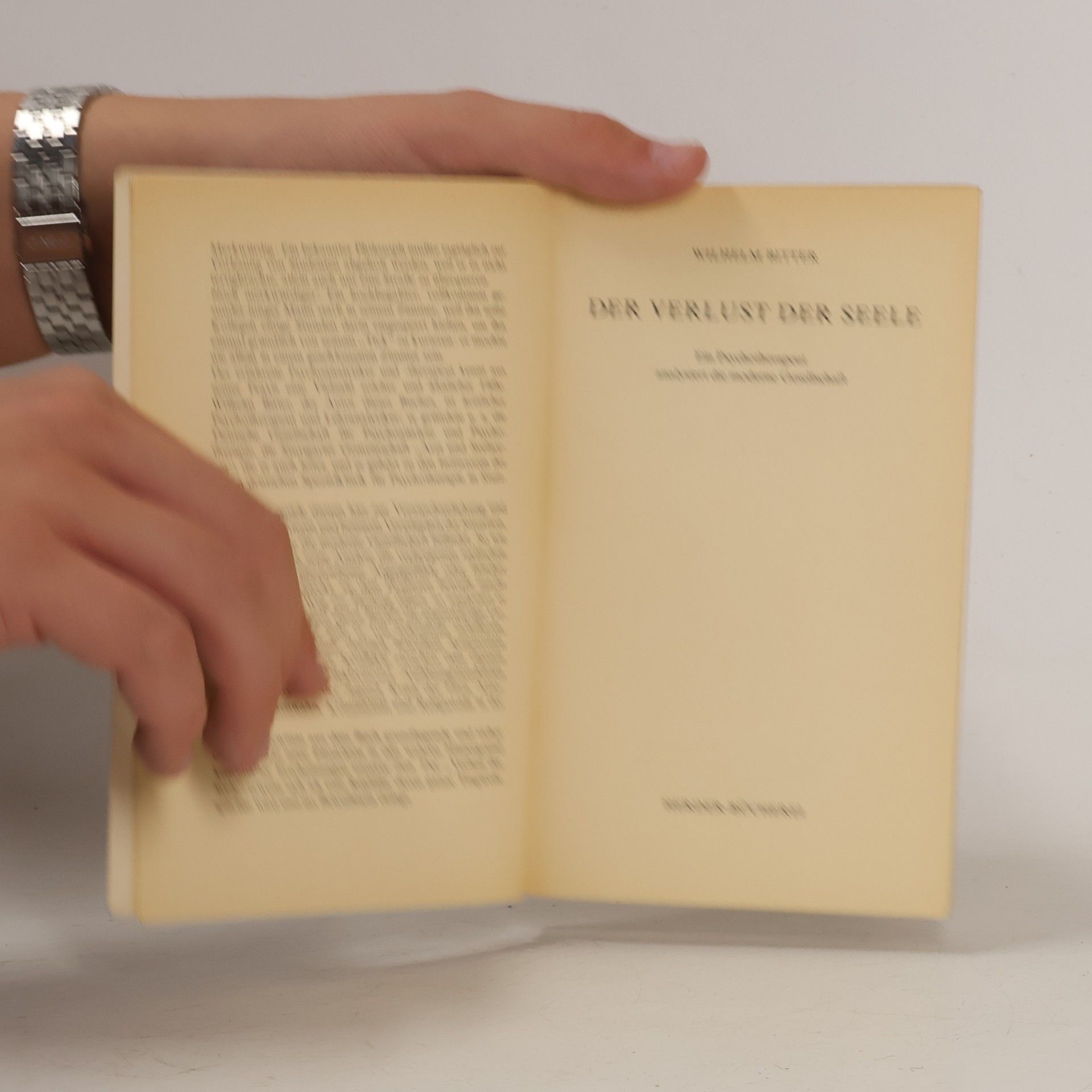 Wilhelm Bitter Der Verlust der Seele
