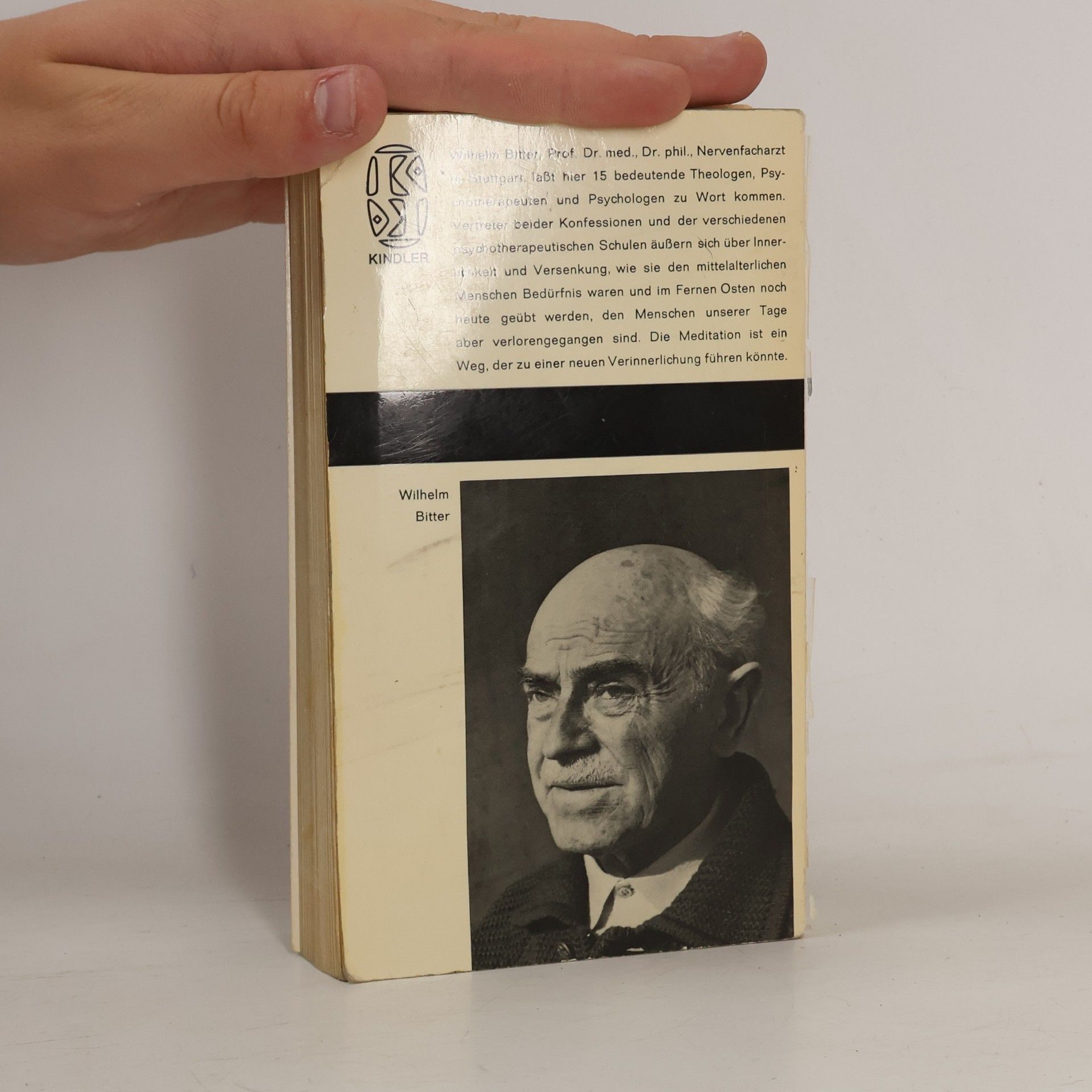 Wilhelm Bitter Meditation in Religion und Psychotherapie