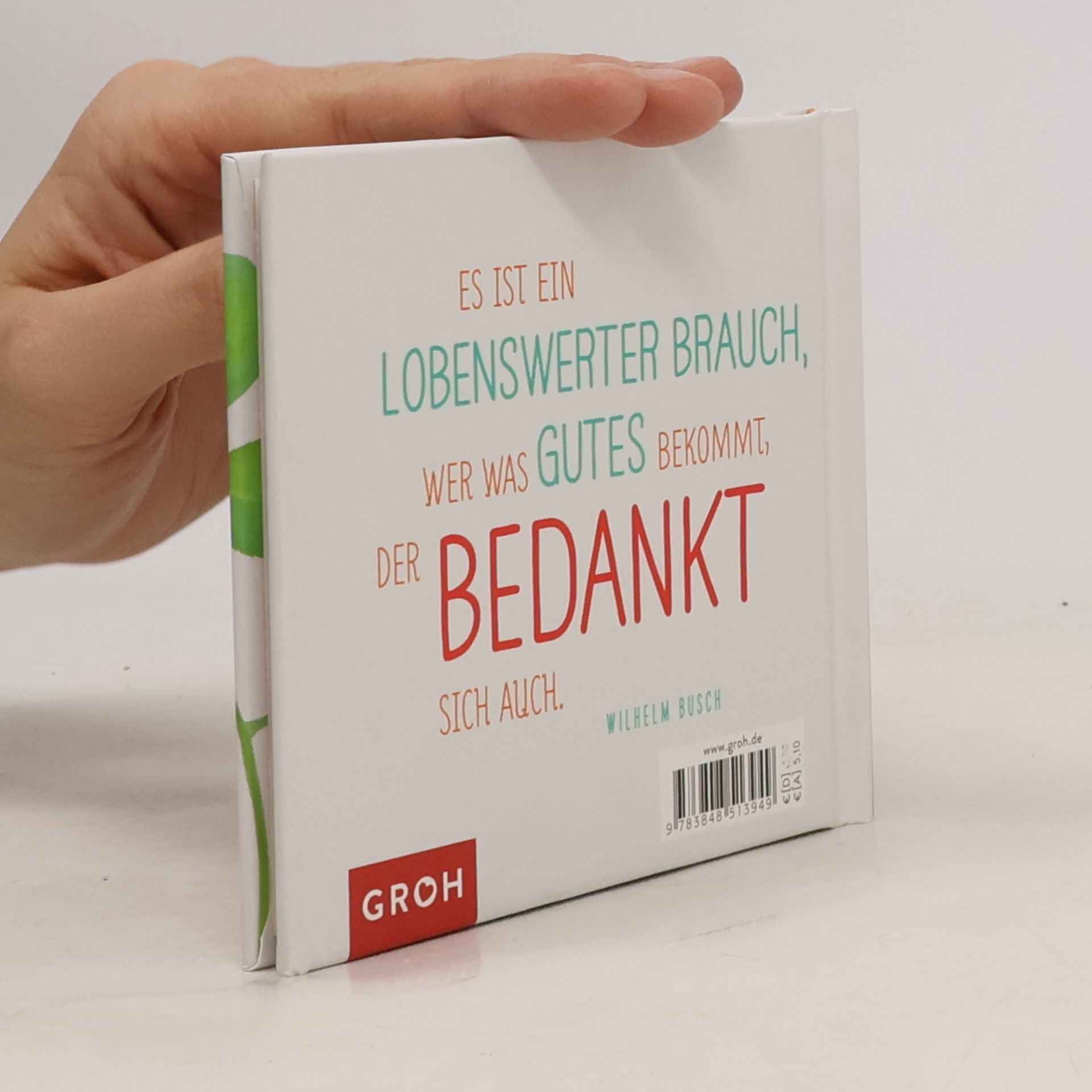 Joachim Groh Das kleine Dankeschön-Buch