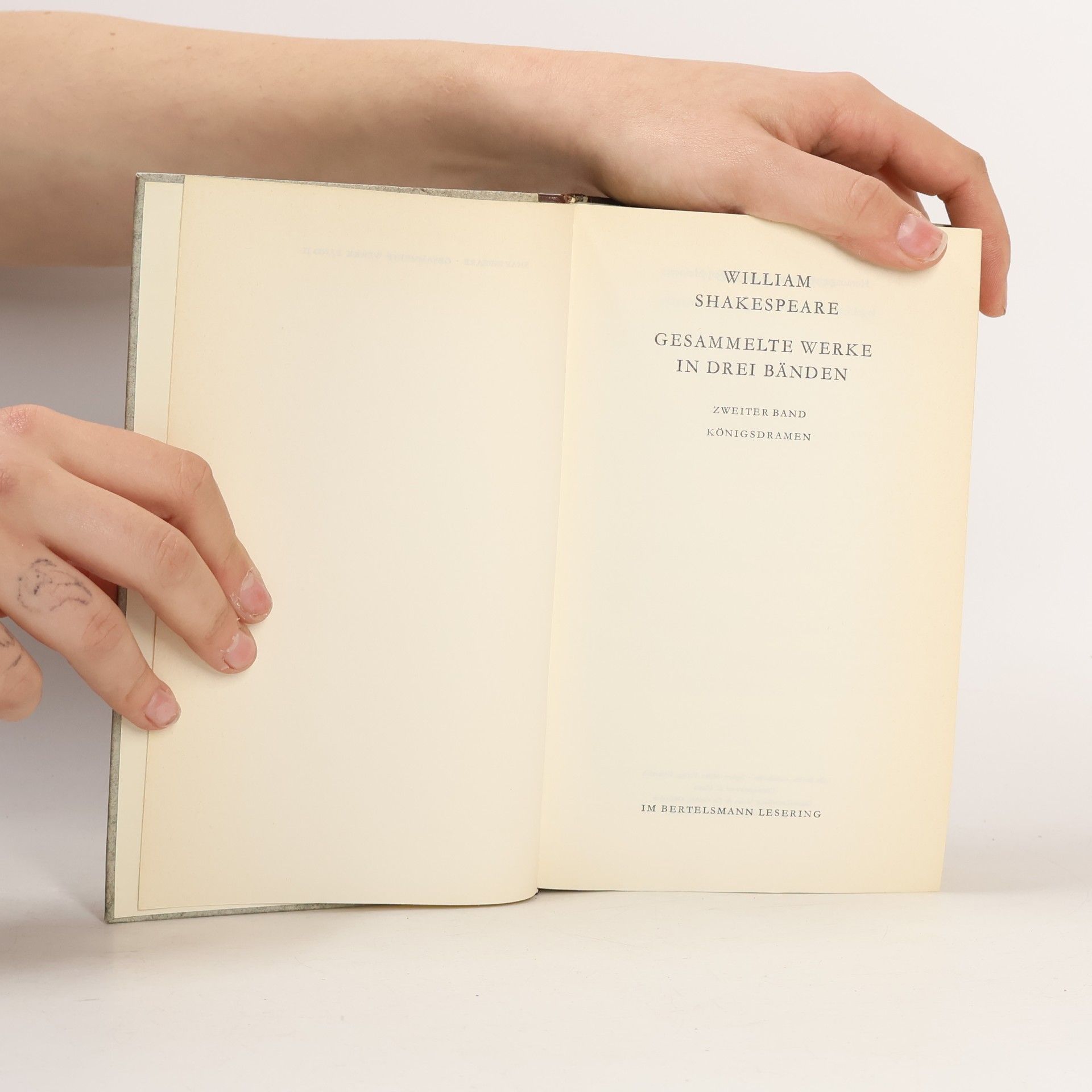 William Shakespeare Gesammelte Werke in drei Bänden. Zweiter Band