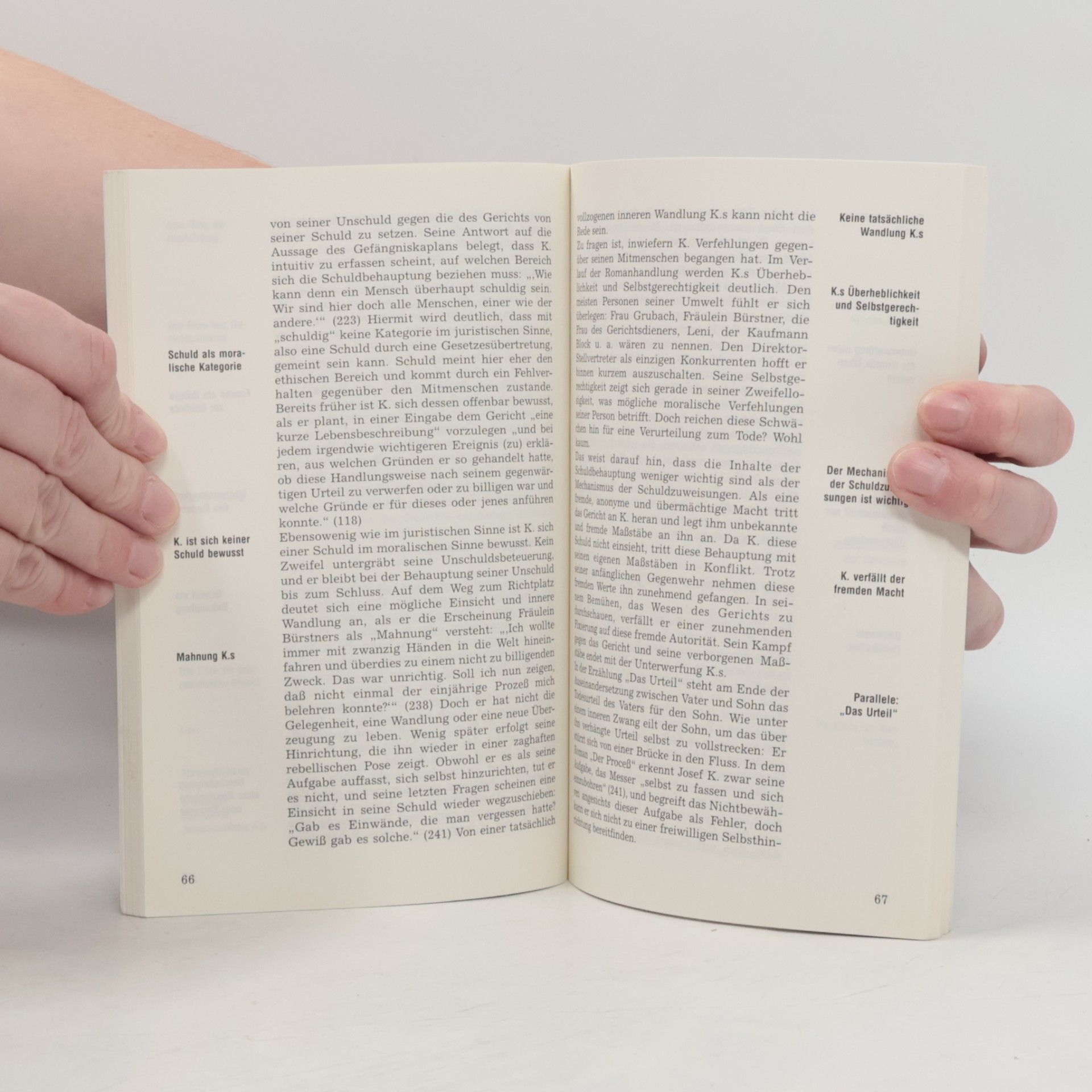 Thomas Gräff Lektürehilfen Franz Kafka, "Der Proceß"
