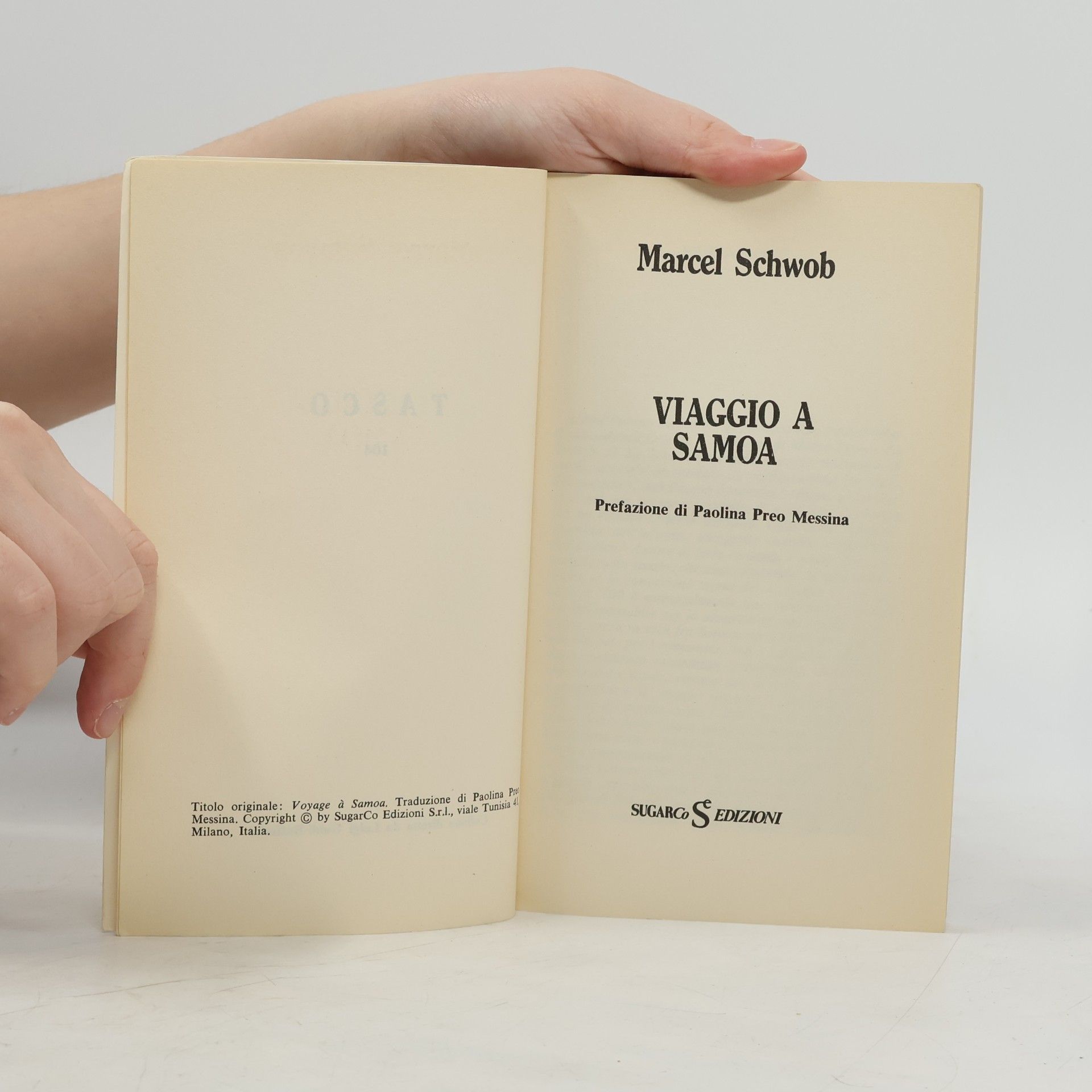 Marcel Schwob VIAGGIO A SAMOA