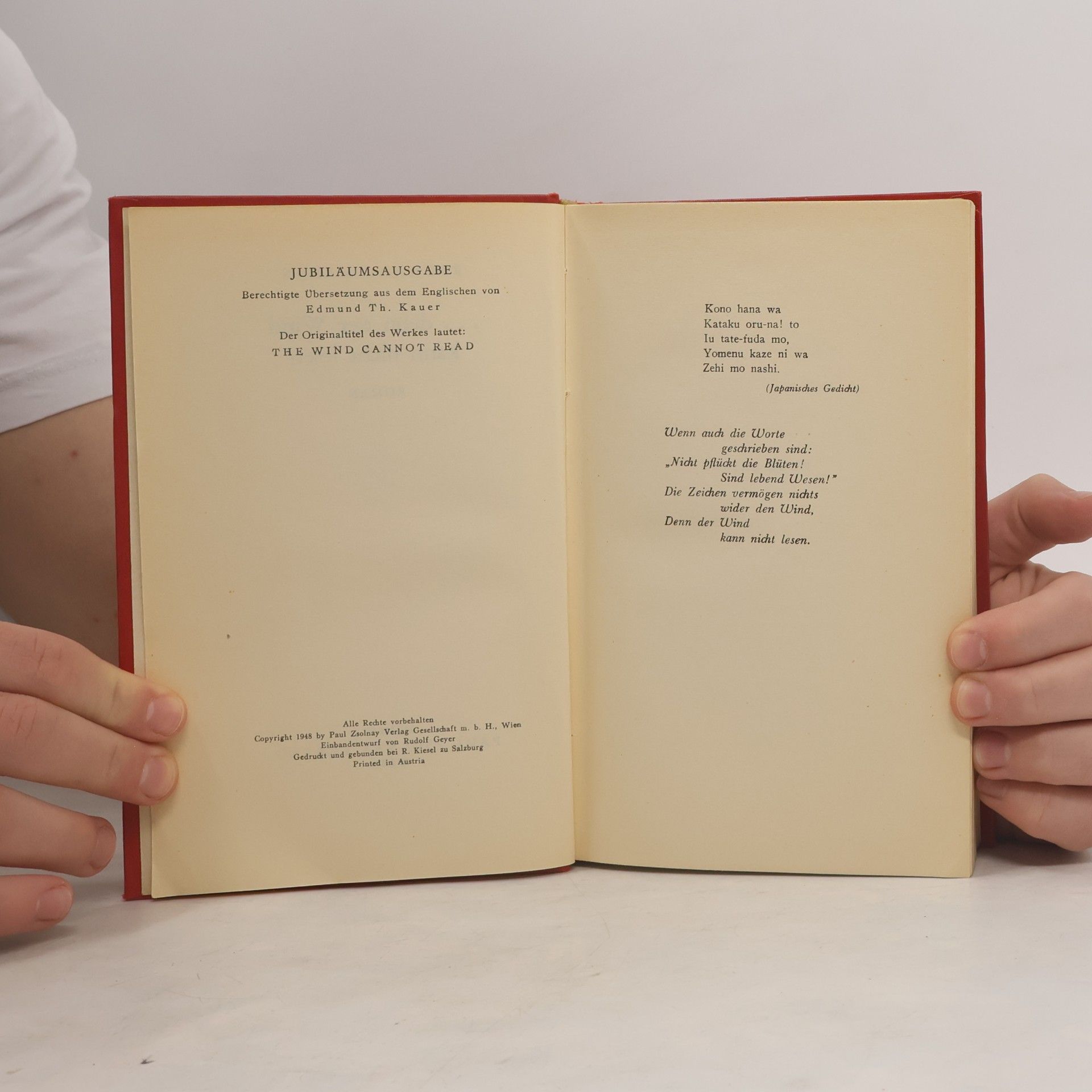 Richard Mason ...Denn Der Wind kann nicht lesen