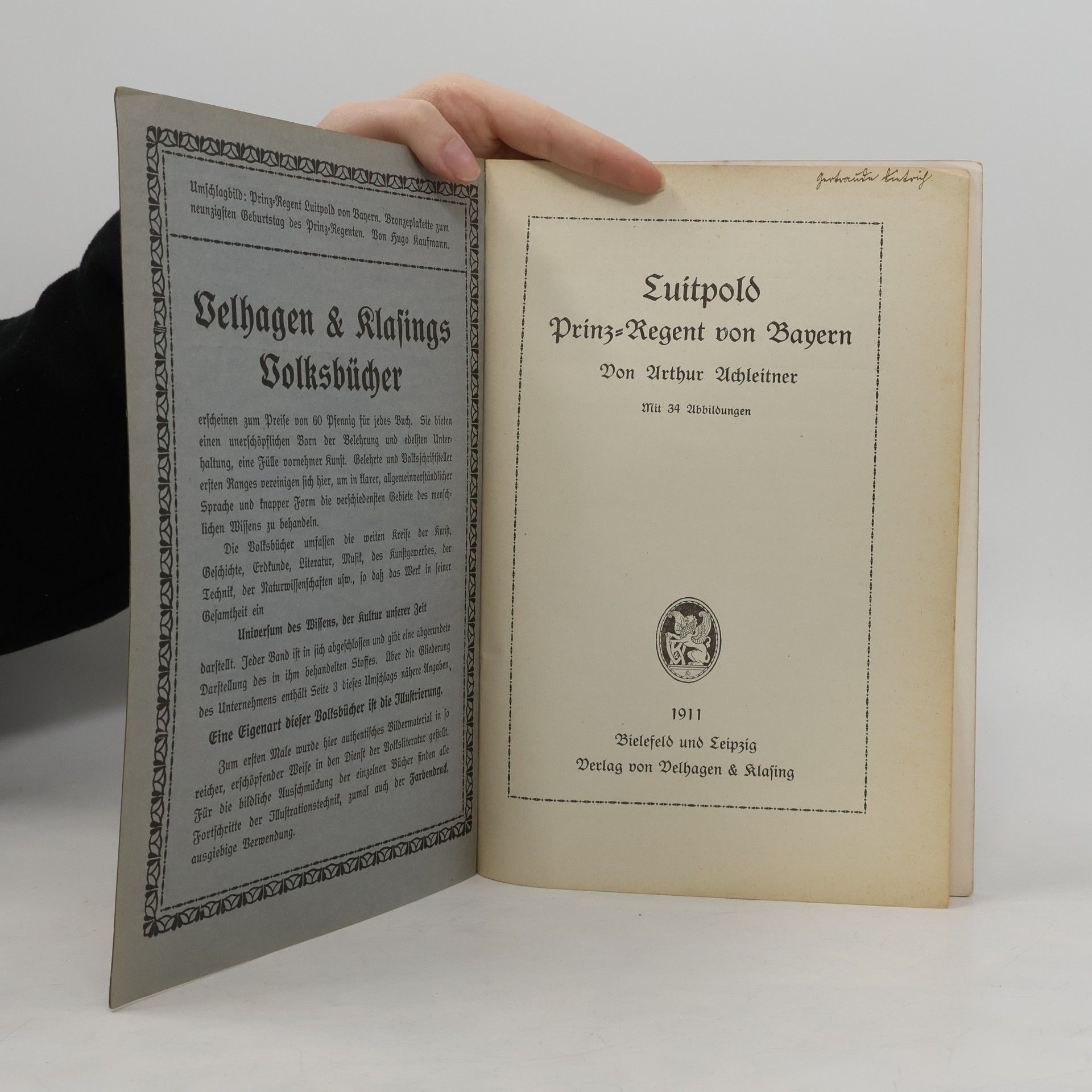 Arthur Achleitner Luitpold Prinz-Regent von Bayern