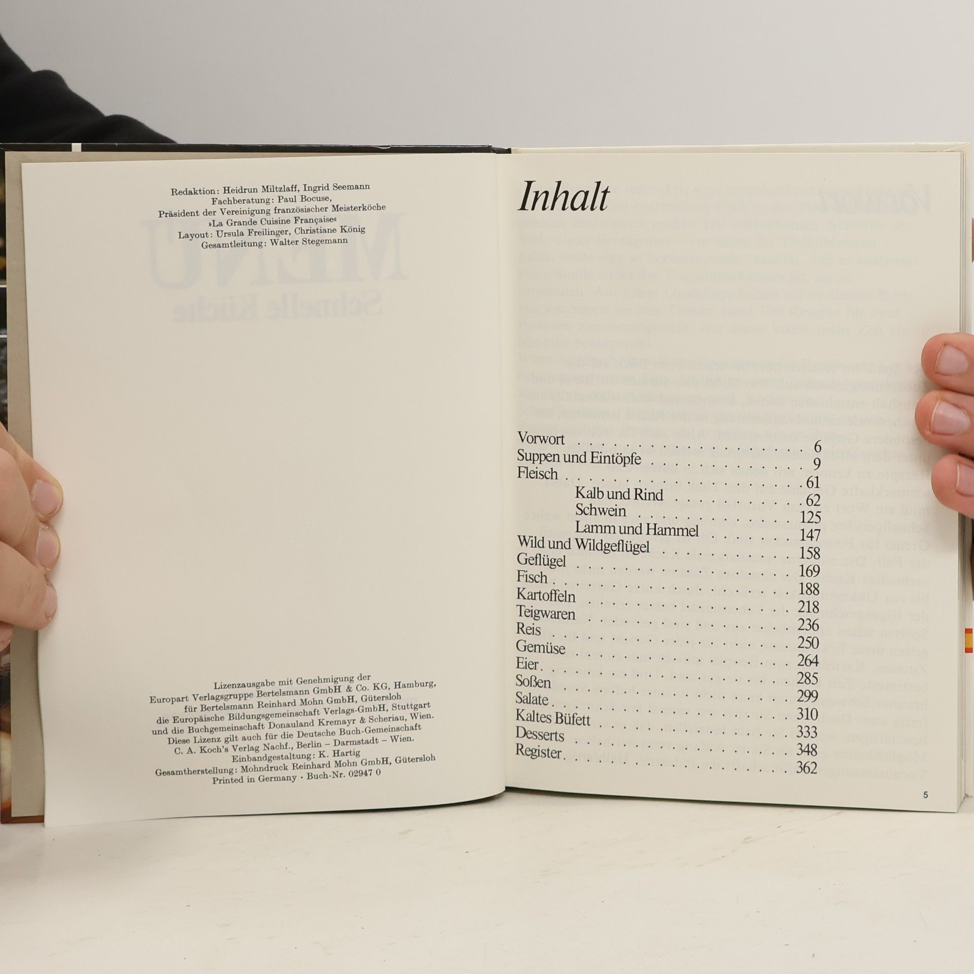 Ingrid Seemann Menu. Schnelle Küche