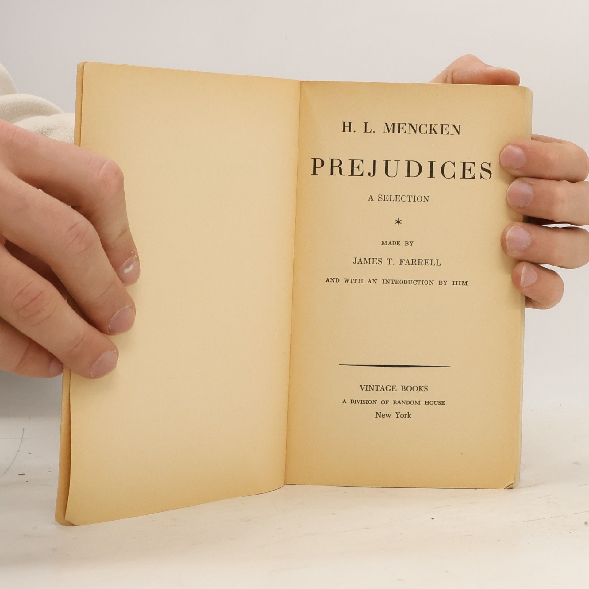 Henry L. Mencken Prejudices