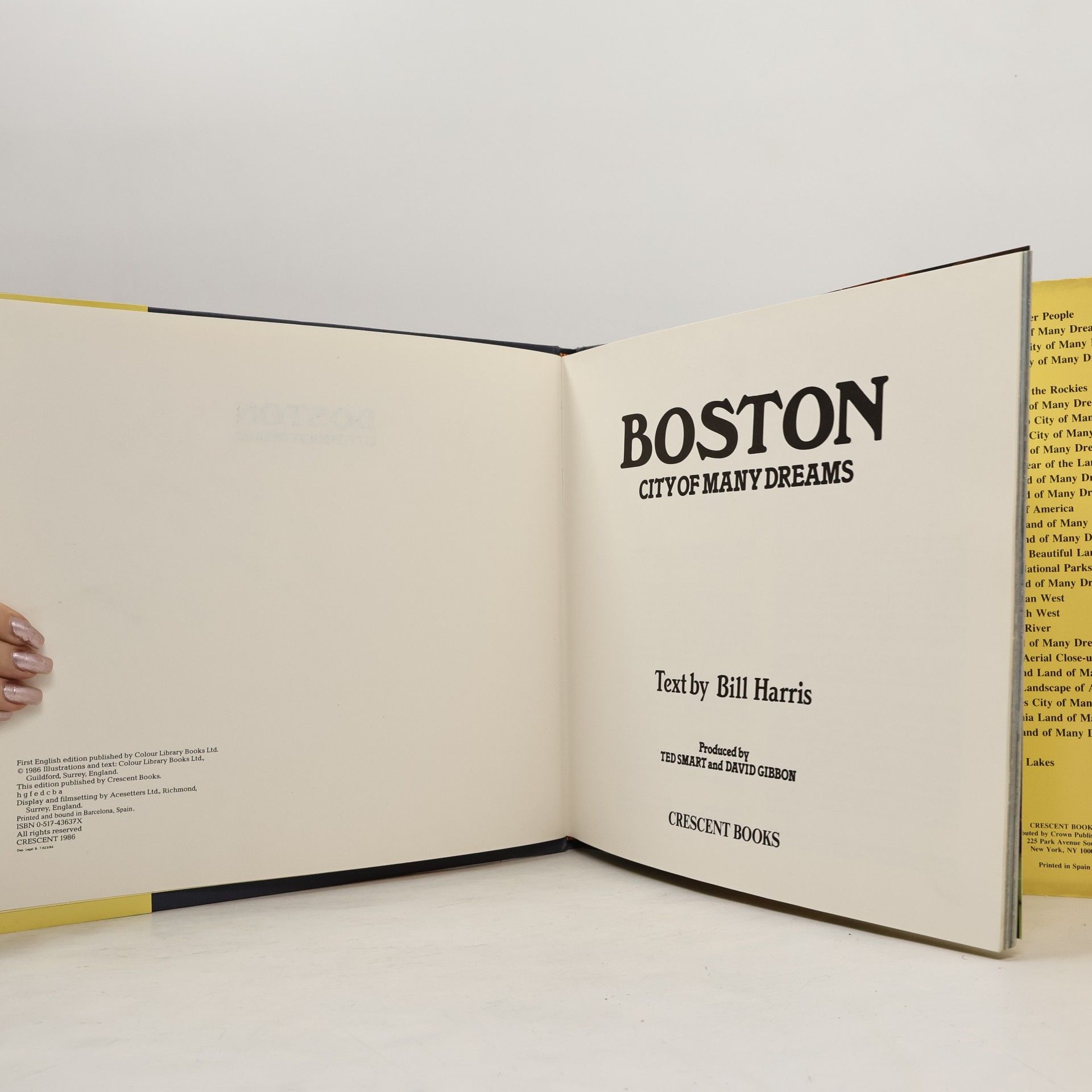 Bill Harris Boston City Of Many Dreams