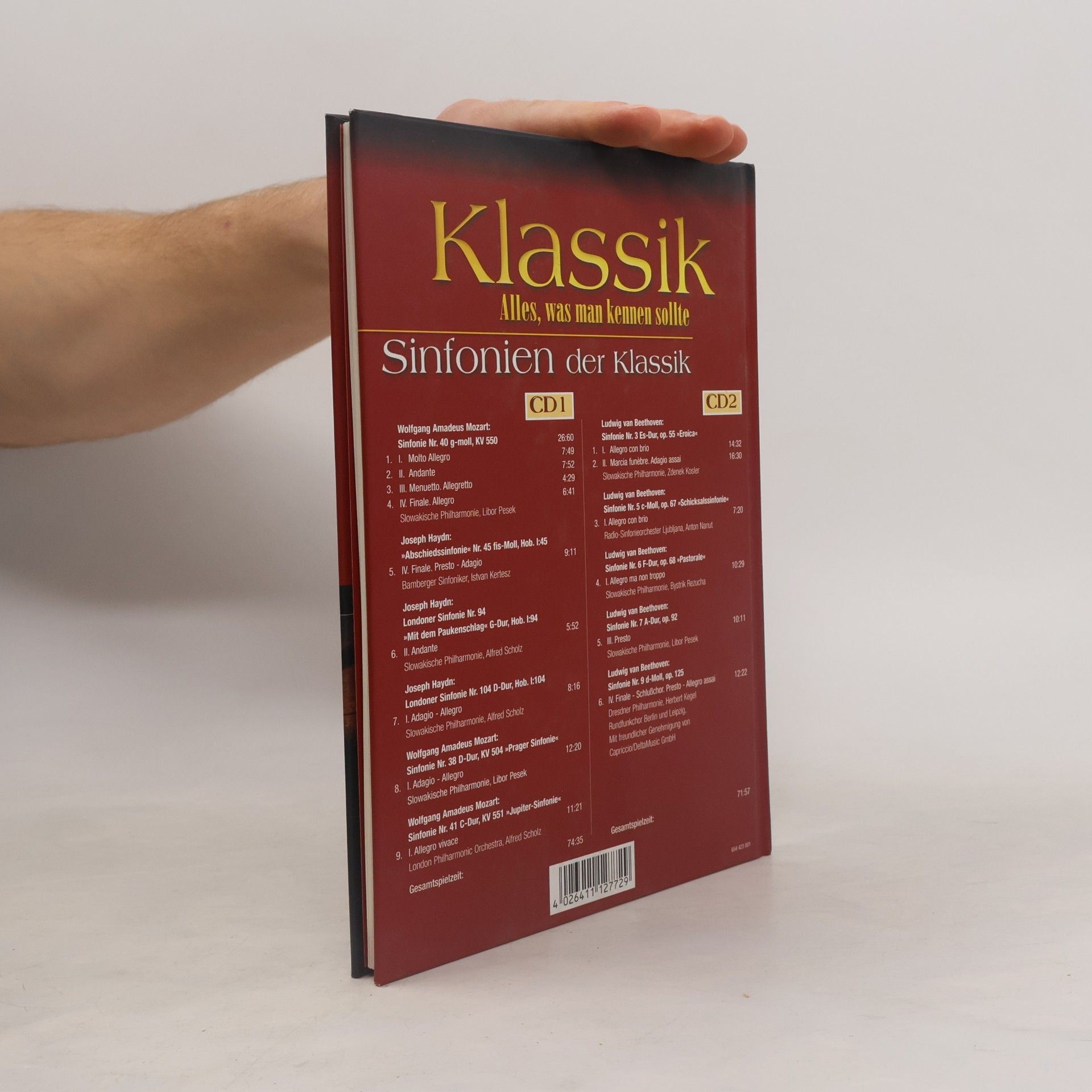 Kolektiv autorů Sinfonien der Klassik