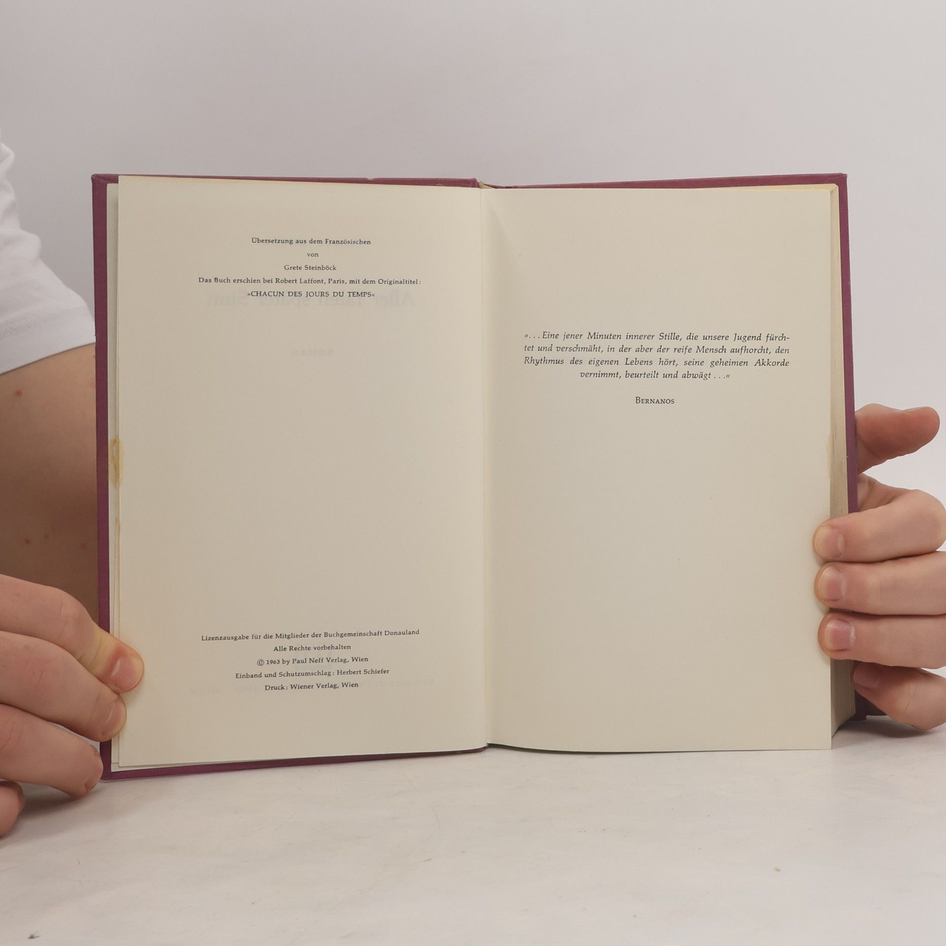 Various authors Aller Taten später Sinn