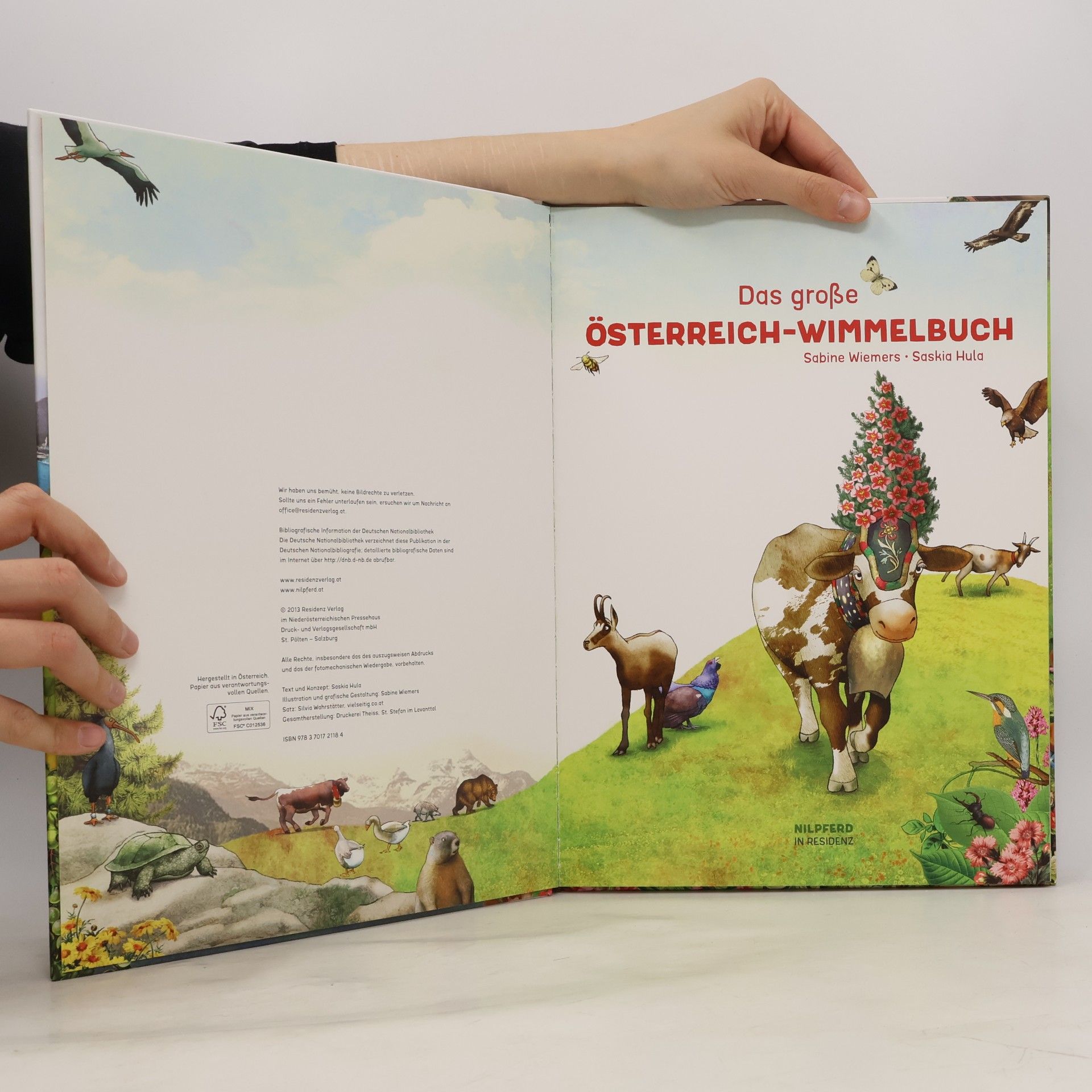 Sabine Wiemers Das große Österreich-Wimmelbuch