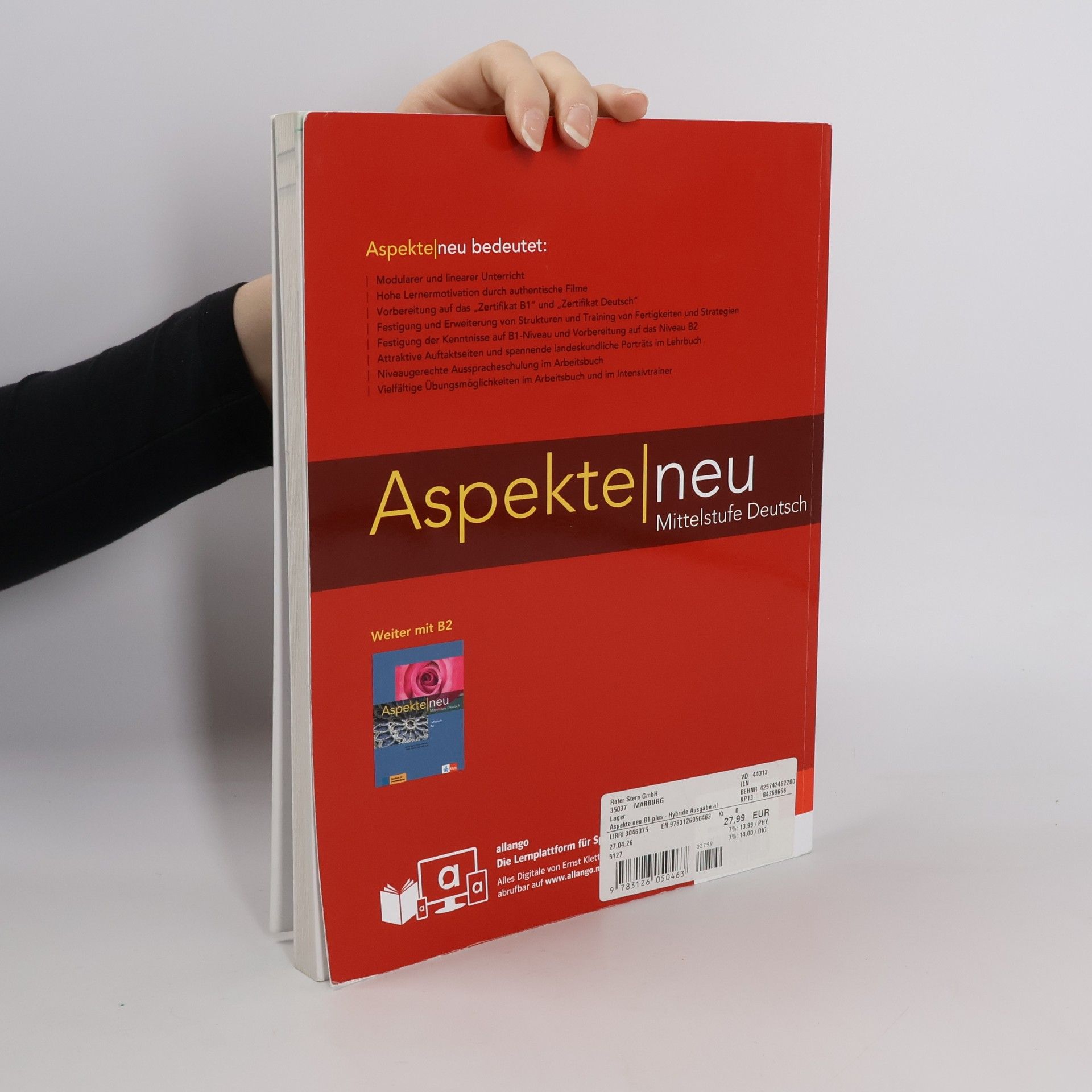 Autores varios Aspekte neu B1 plus - Hybride Ausgabe allango/Lehrbuch inklusive Lizenzschlüssel allango (24 Monate)