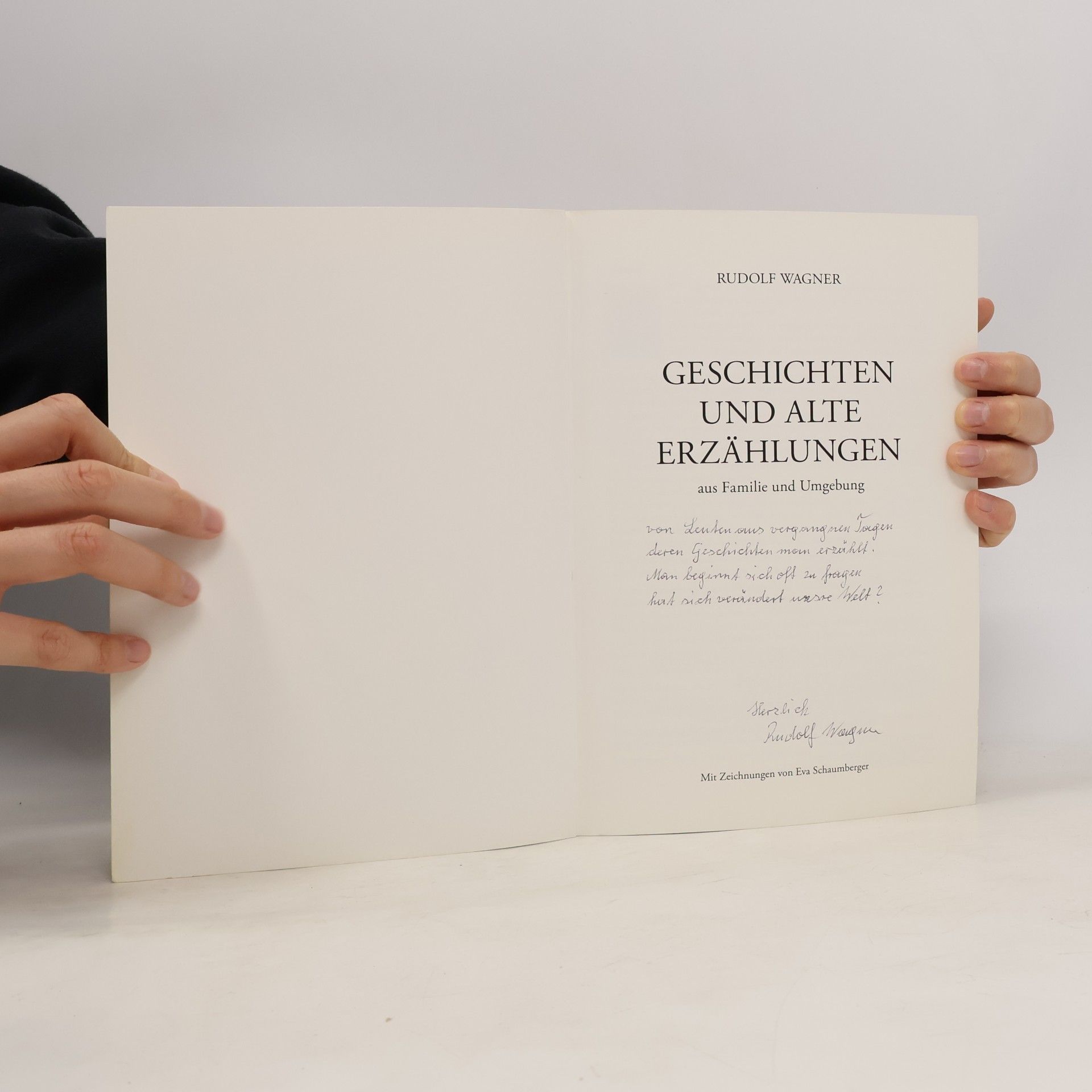 Rudolf Wagner Geschichten und alte Erzählungen