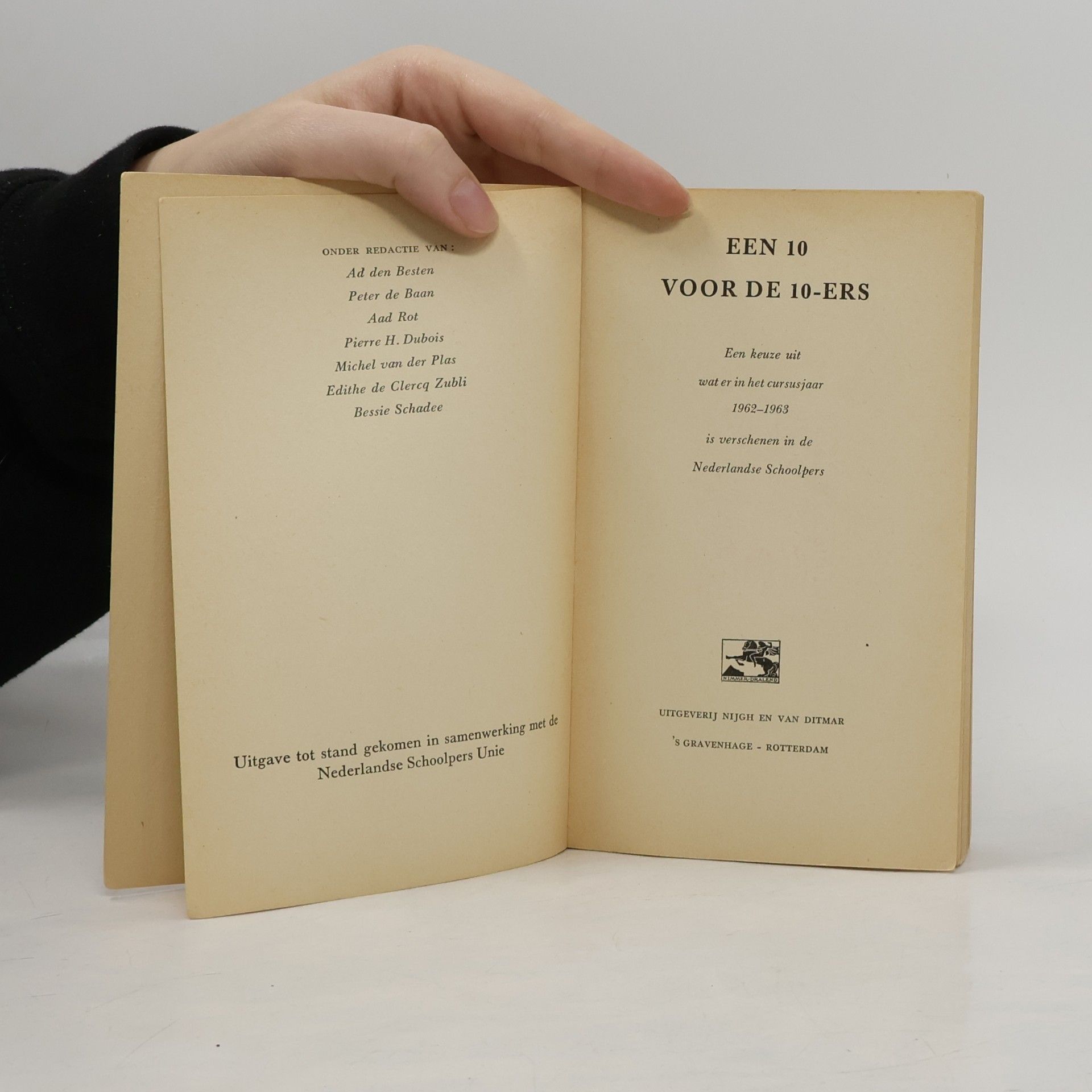 Various authors Een tien voor de tieners